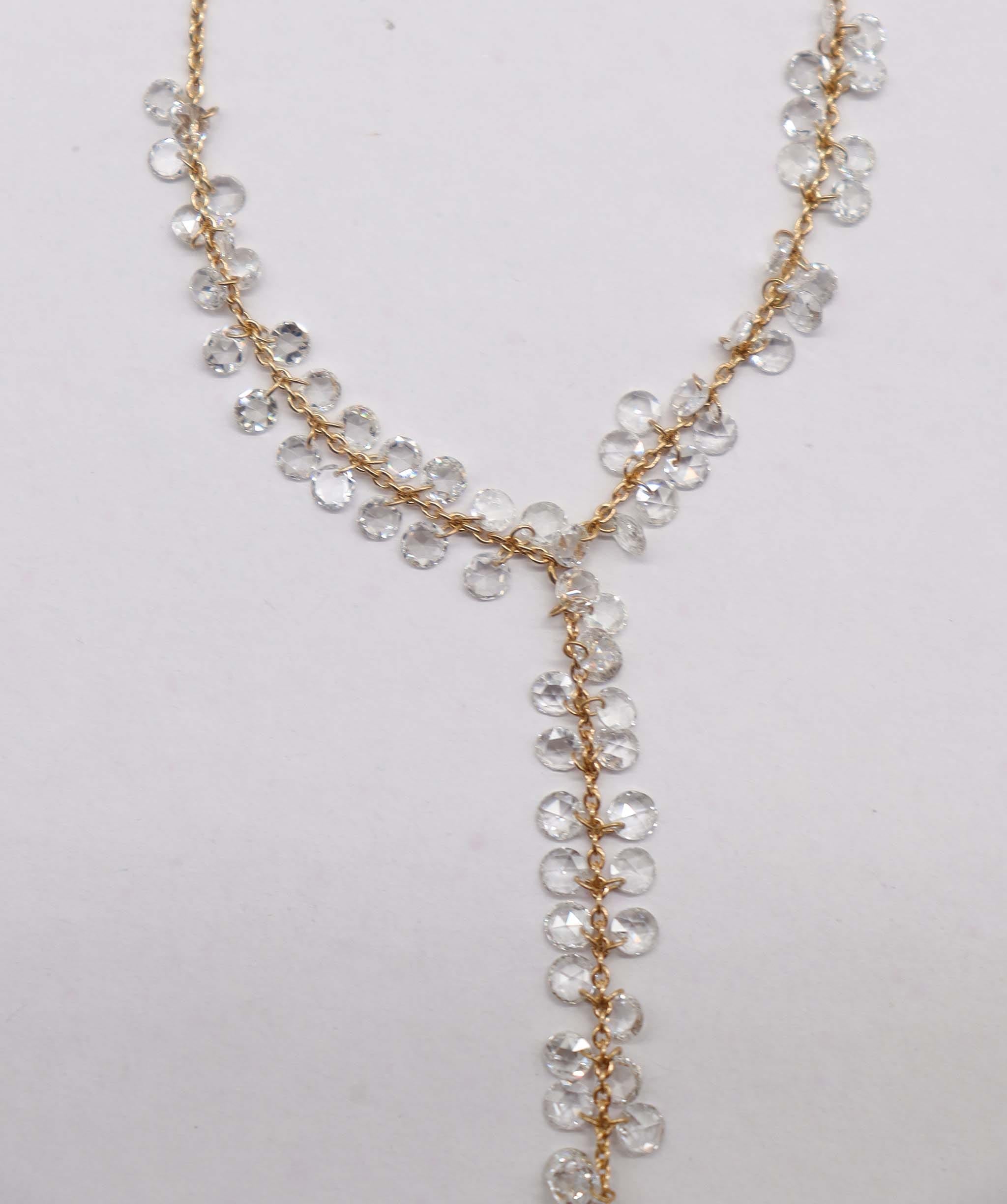 Luxury Promise 3.50ct WHITE ROSECUT BRACELET B3433