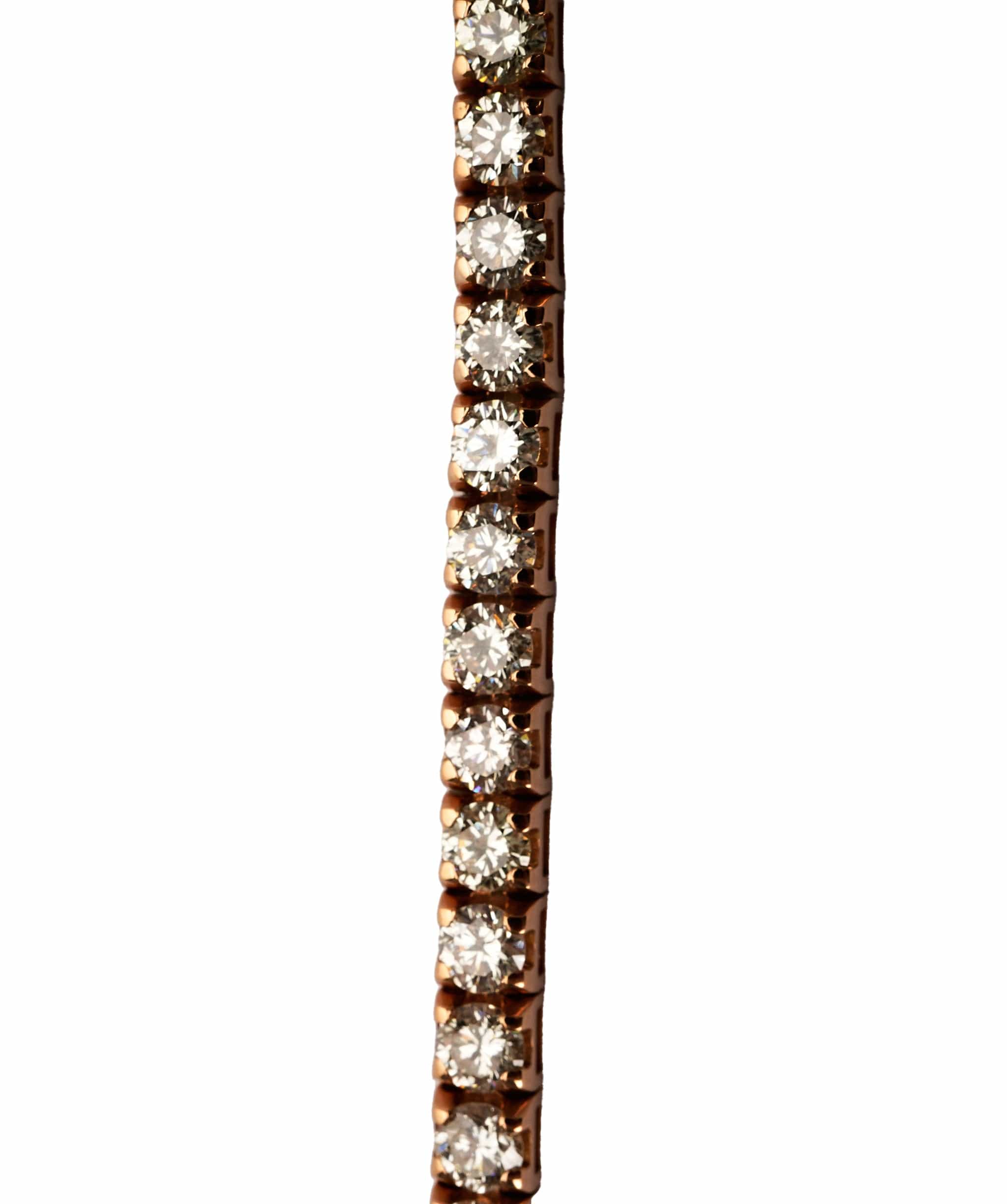 Luxury Promise 5.61 CT ROUND WHITE TENNIS BRACELET ROSE GOLD ANL-S22-18