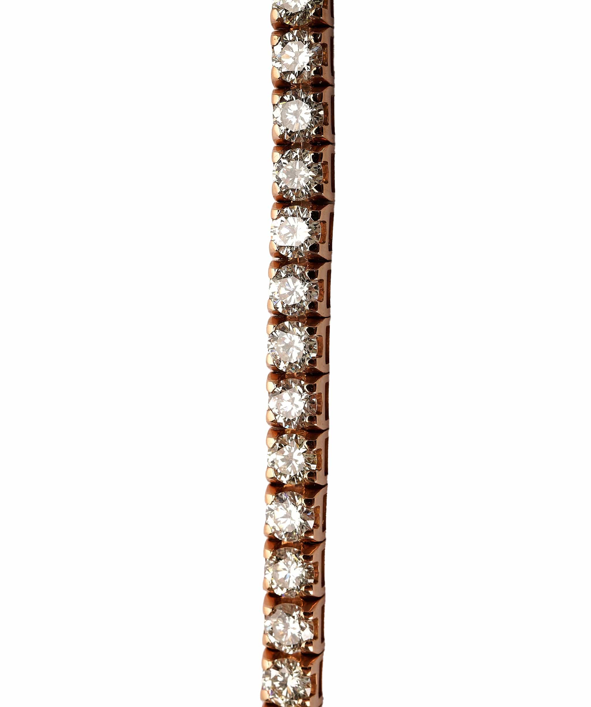 Luxury Promise 5.61 CT ROUND WHITE TENNIS BRACELET ROSE GOLD ANL-S22-18