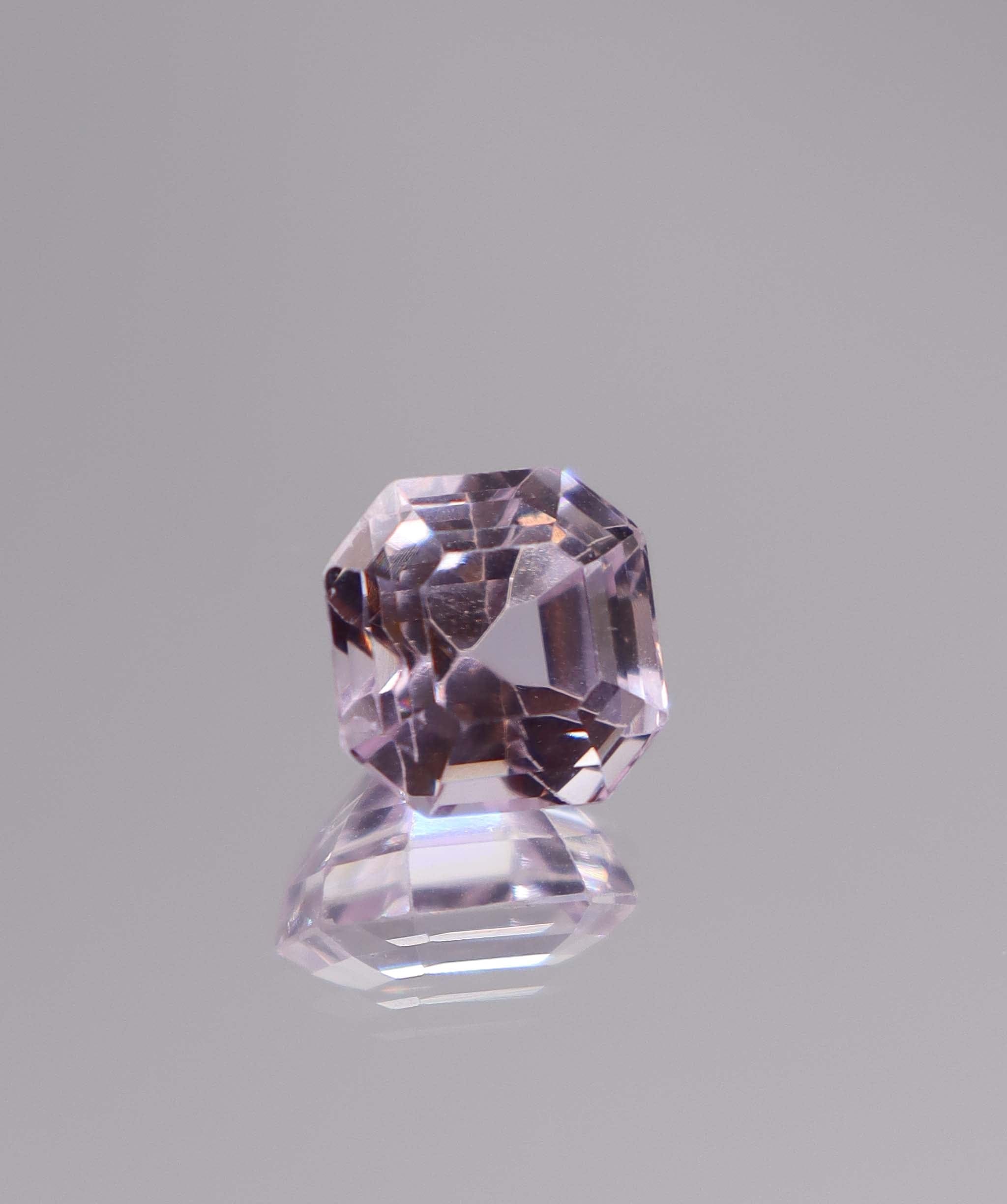 Luxury Promise 5.89ct Kunzite Asscher DXBCS3219