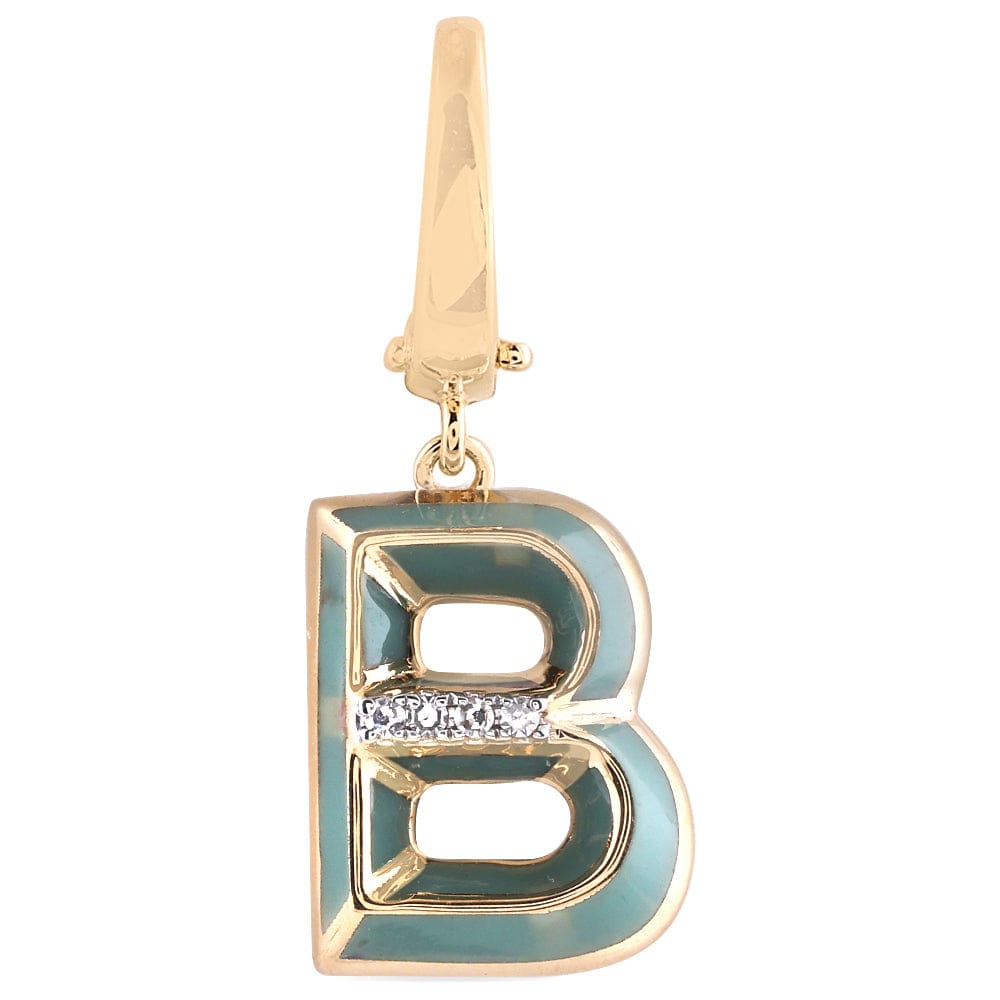 Luxury Promise Ceramic Alphabet charm RDCH0031GG-B RDCH0031GG-B