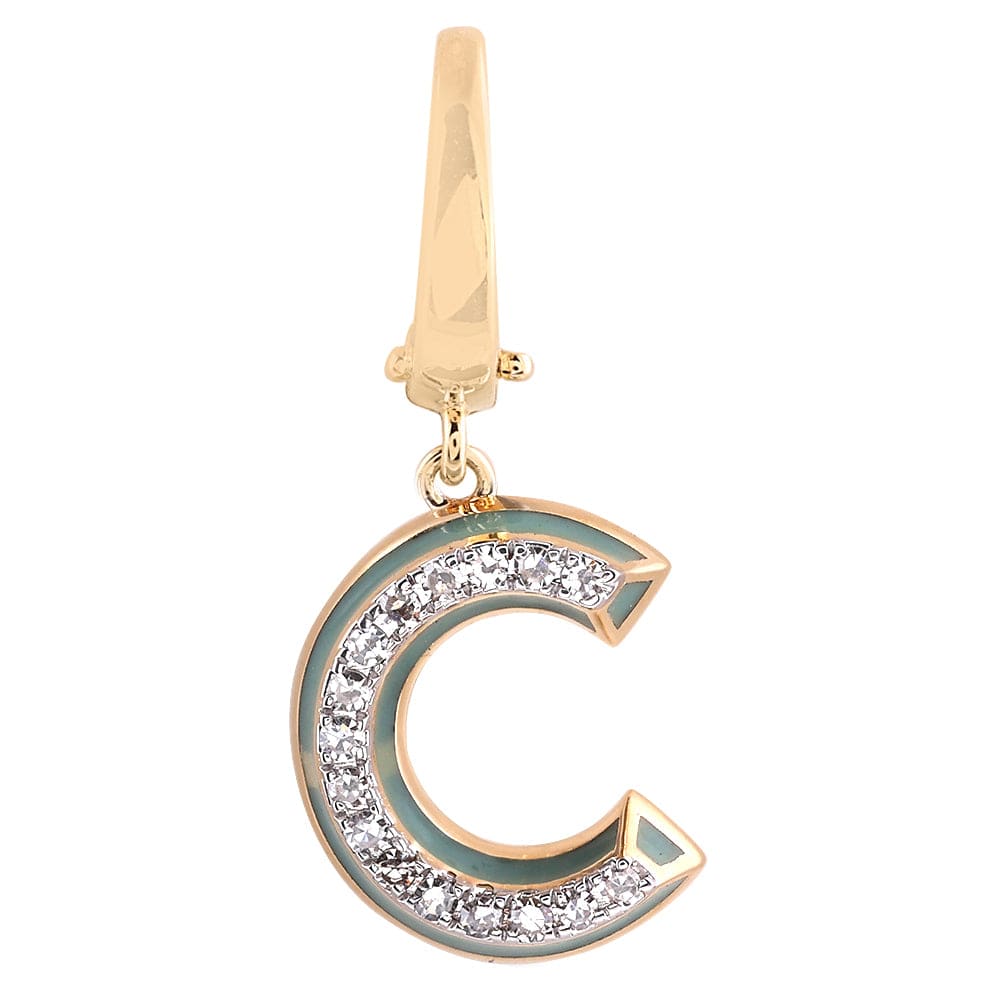 Luxury Promise Ceramic Alphabet charm RDCH0031GG-C RDCH0031GG-C