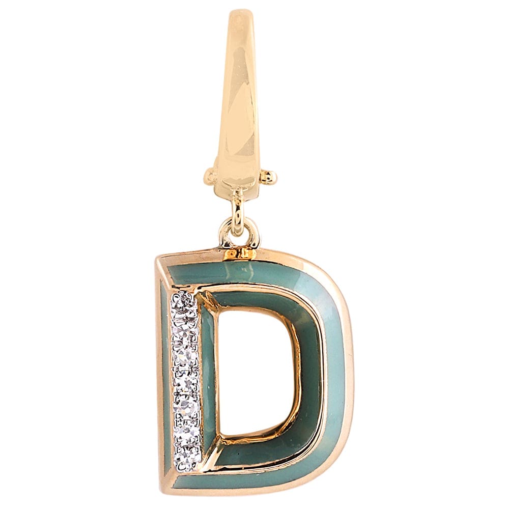 Luxury Promise Ceramic Alphabet charm RDCH0031GG-D RDCH0031GG-D