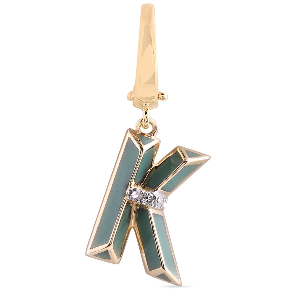 Luxury Promise Ceramic Alphabet charm RDCH0031GG-K RDCH0031GG-K