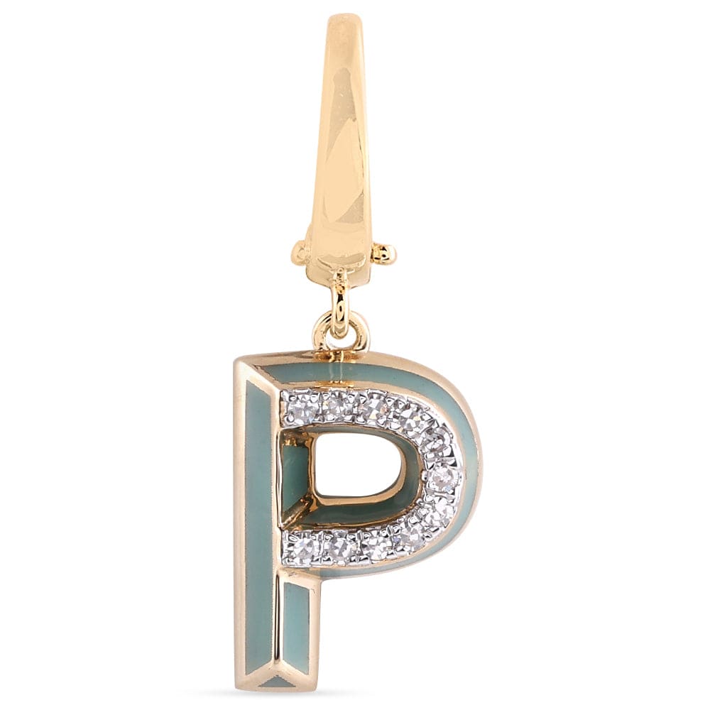 Luxury Promise Ceramic Alphabet charm RDCH0031GG-P RDCH0031GG-P