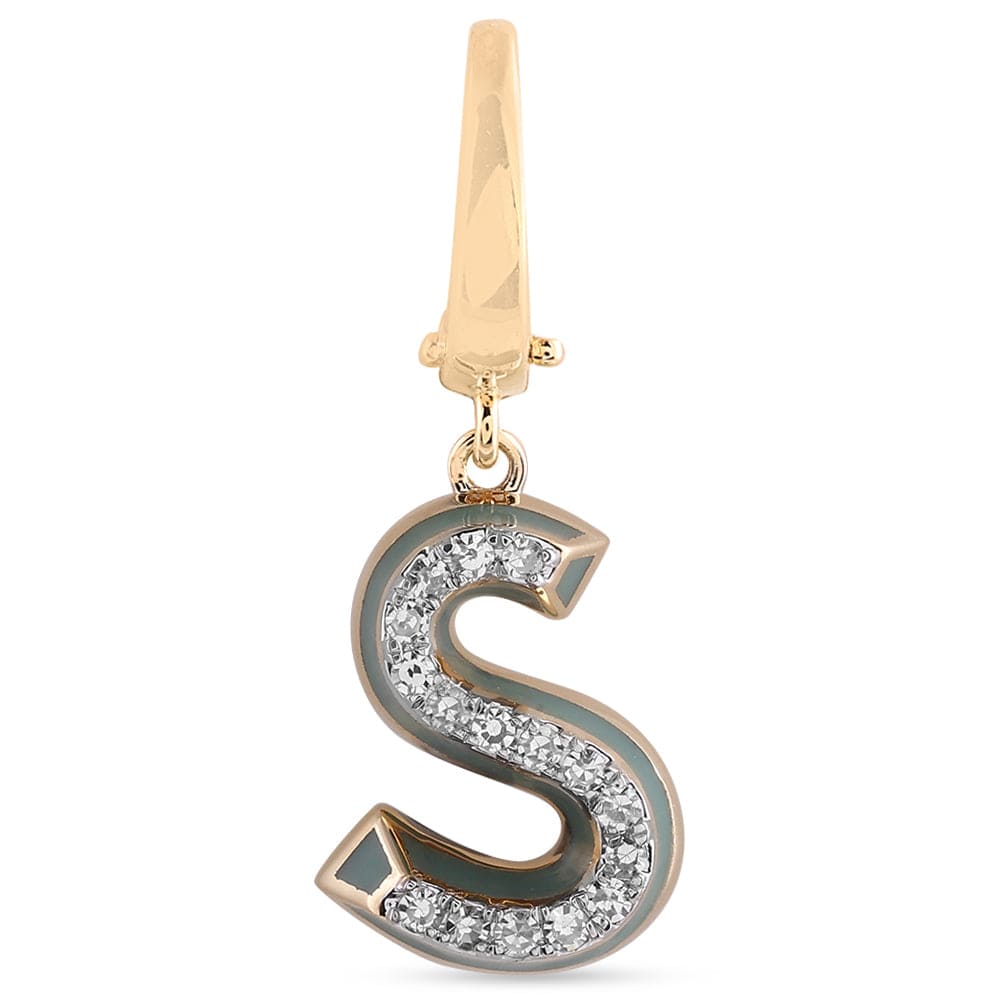 Luxury Promise Ceramic Alphabet charm RDCH0031GG-S RDCH0031GG-S