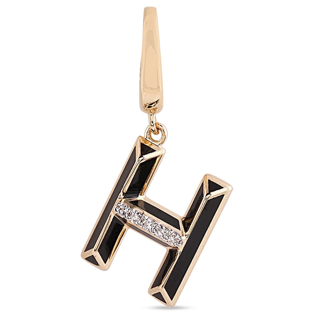 Luxury Promise Ceramic Alphabet charm RDCH0031PB-H RDCH0031PB-H