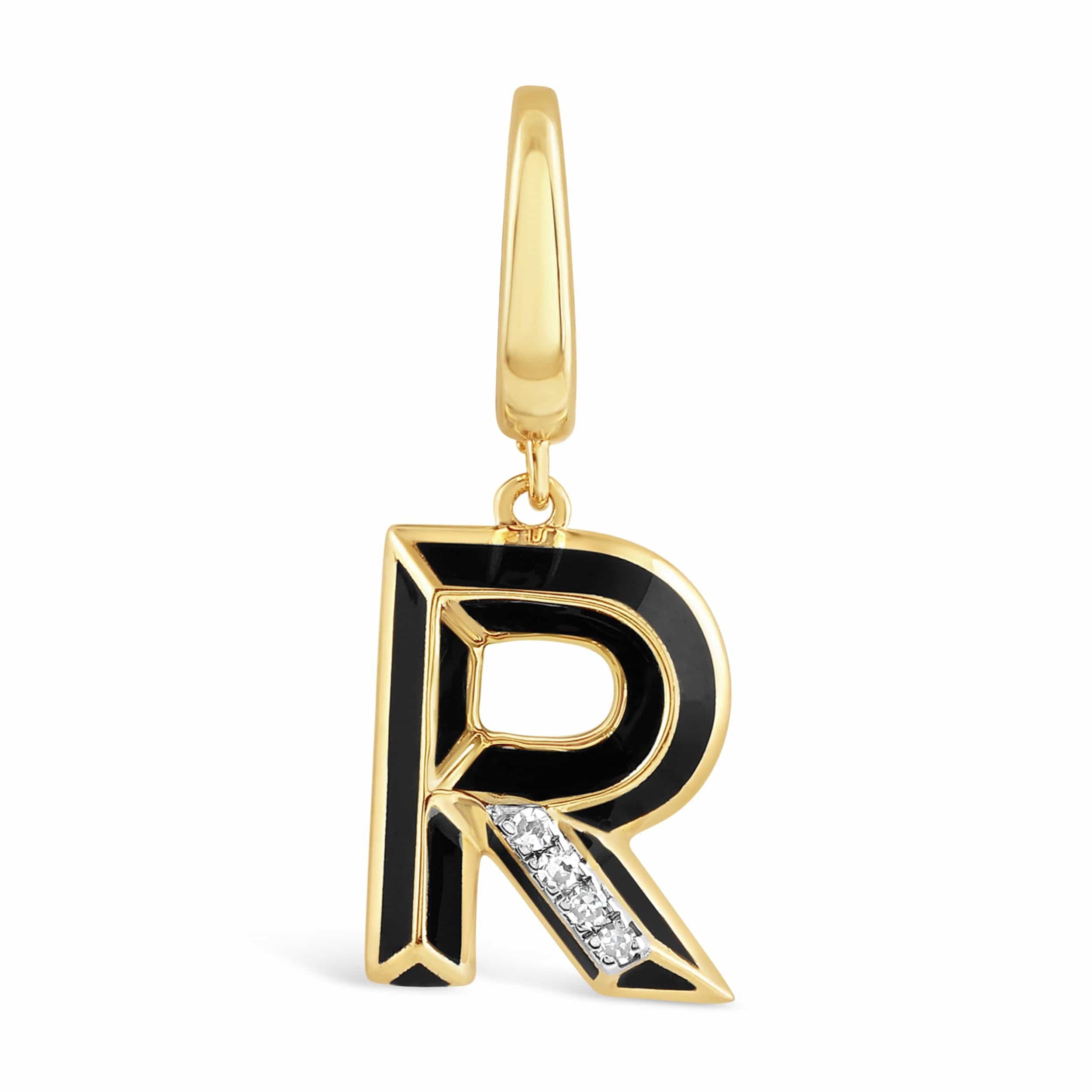 Luxury Promise Ceramic Alphabet charm RDCH0031PB-R RDCH0031PB-R