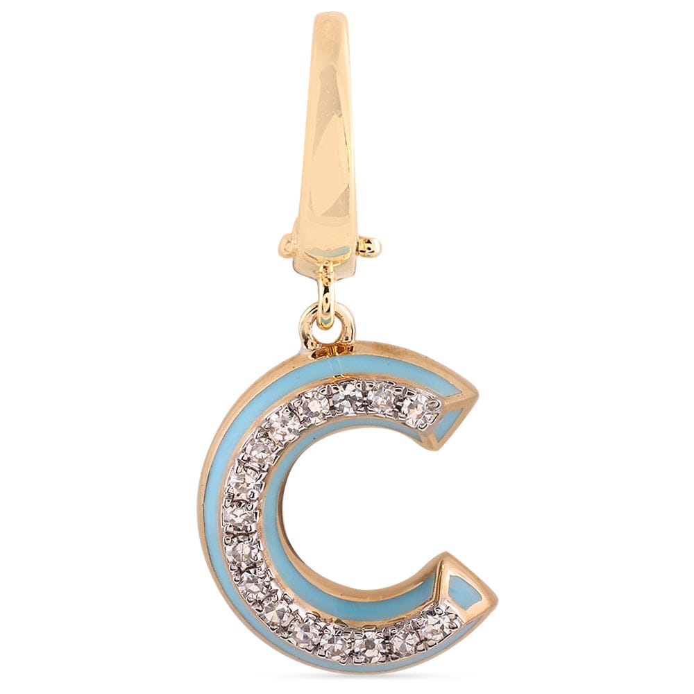 Luxury Promise Ceramic Alphabet charm RDCH0031RB-C RDCH0031RB-C