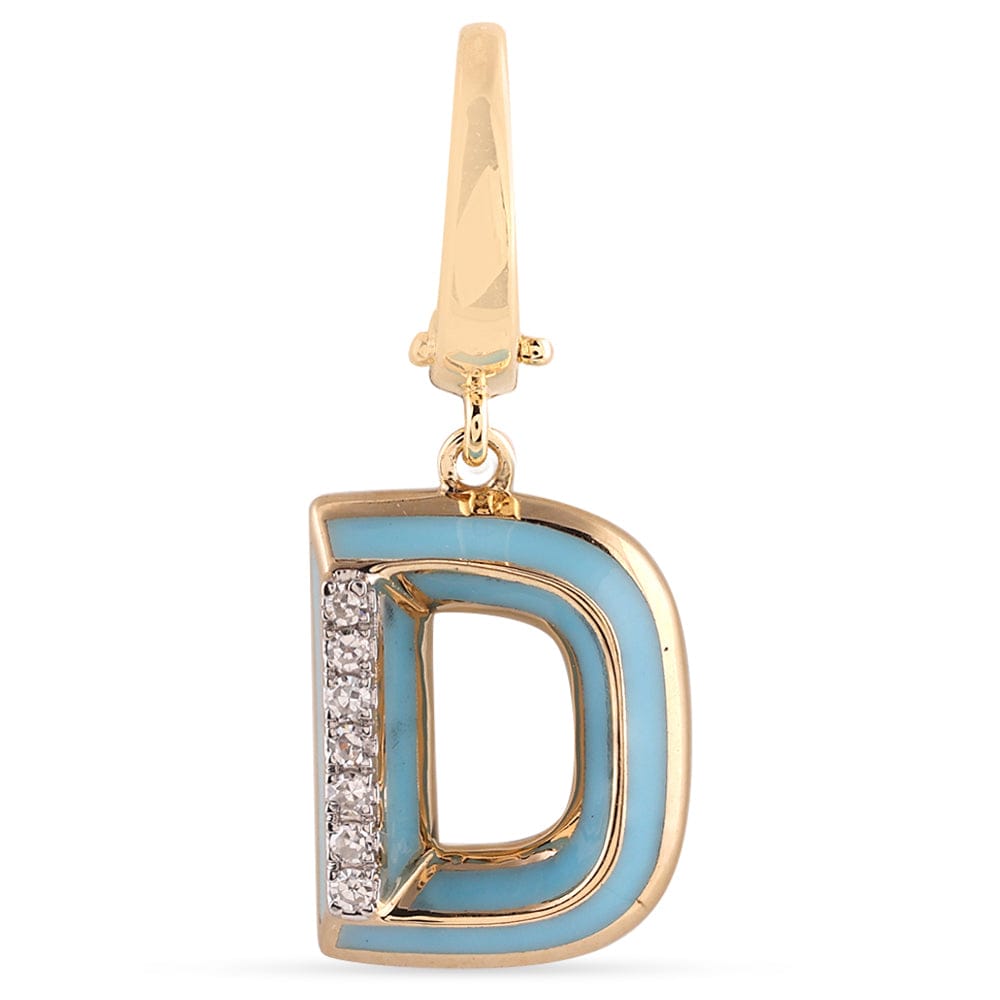 Luxury Promise Ceramic Alphabet charm RDCH0031RB-D RDCH0031RB-D