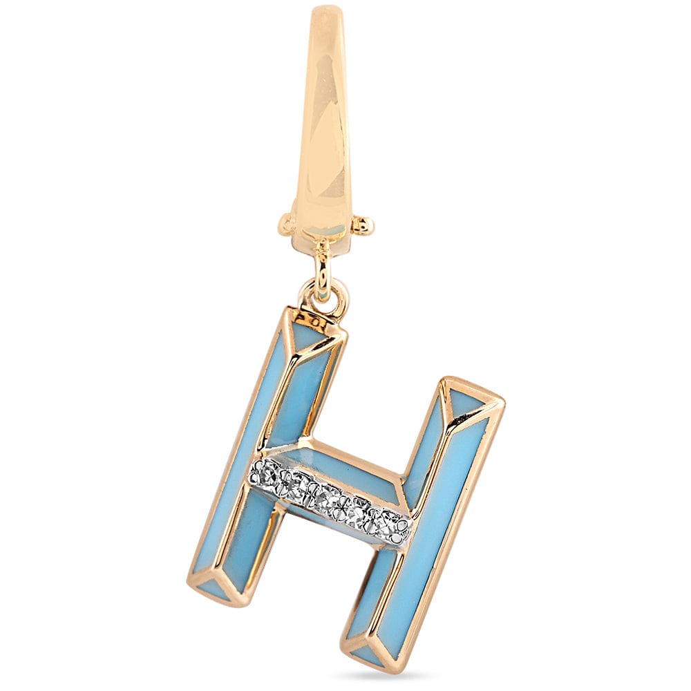 Luxury Promise Ceramic Alphabet charm RDCH0031RB-H