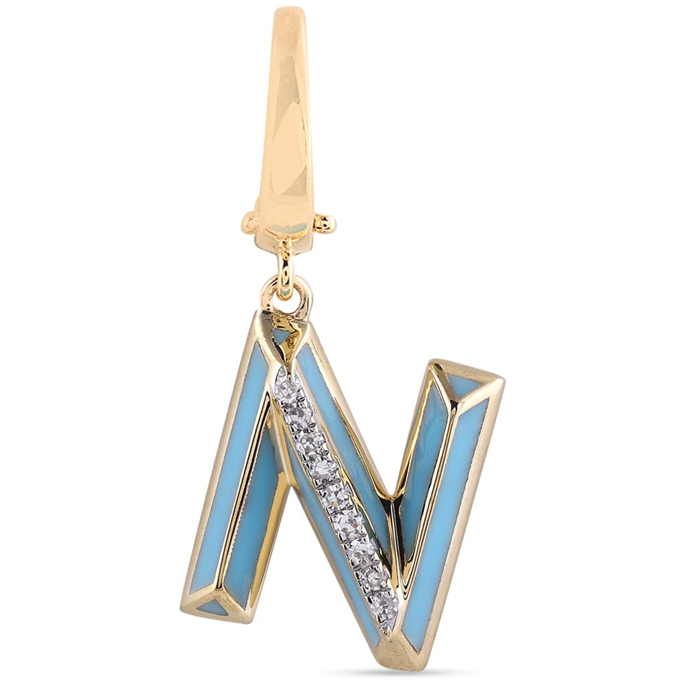 Luxury Promise Ceramic Alphabet charm RDCH0031RB-N RDCH0031RB-N