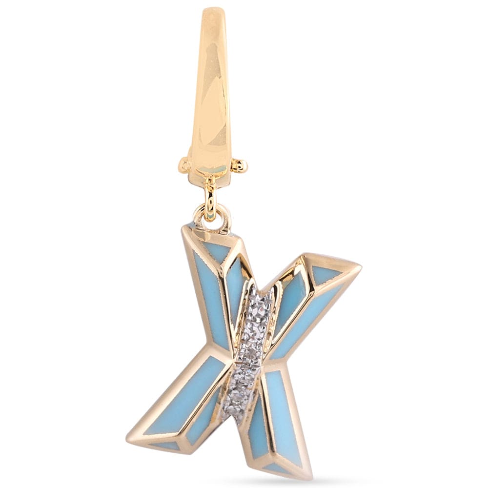 Luxury Promise Ceramic Alphabet charm RDCH0031RB-X RDCH0031RB-X