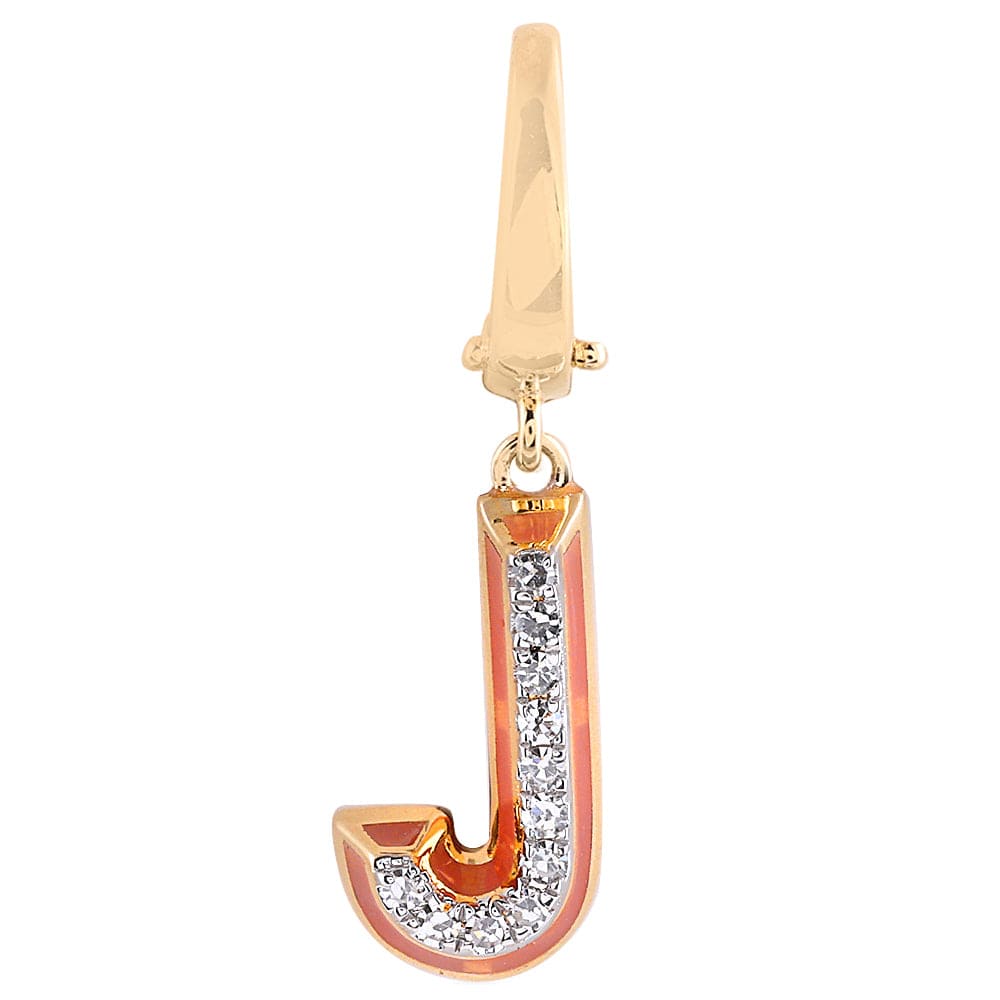 Luxury Promise Ceramic Alphabet charm RDCH0031SC-J RDCH0031SC-J