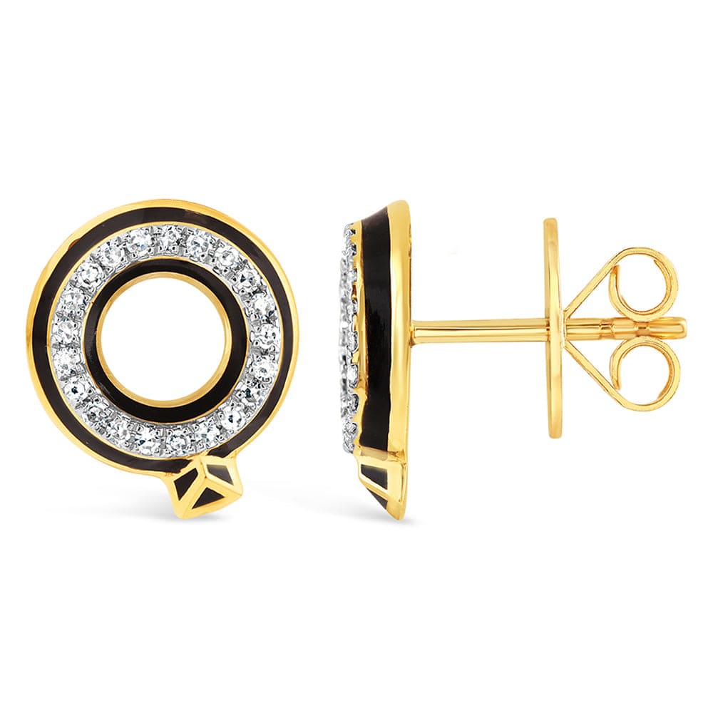 Luxury Promise Ceramic alphabet stud RDE00048PB-Q RDE00048PB-Q