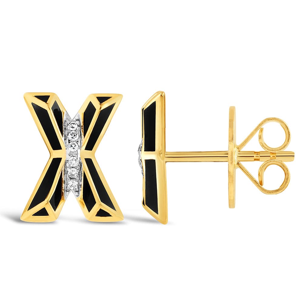 Luxury Promise Ceramic alphabet stud RDE00048PB-X RDE00048PB-X