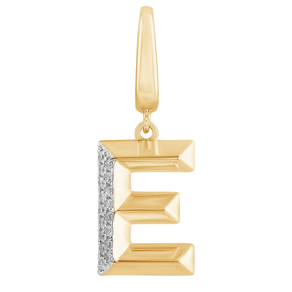 Luxury Promise Gold Alphabet charm RDCH006-E RDCH006-E