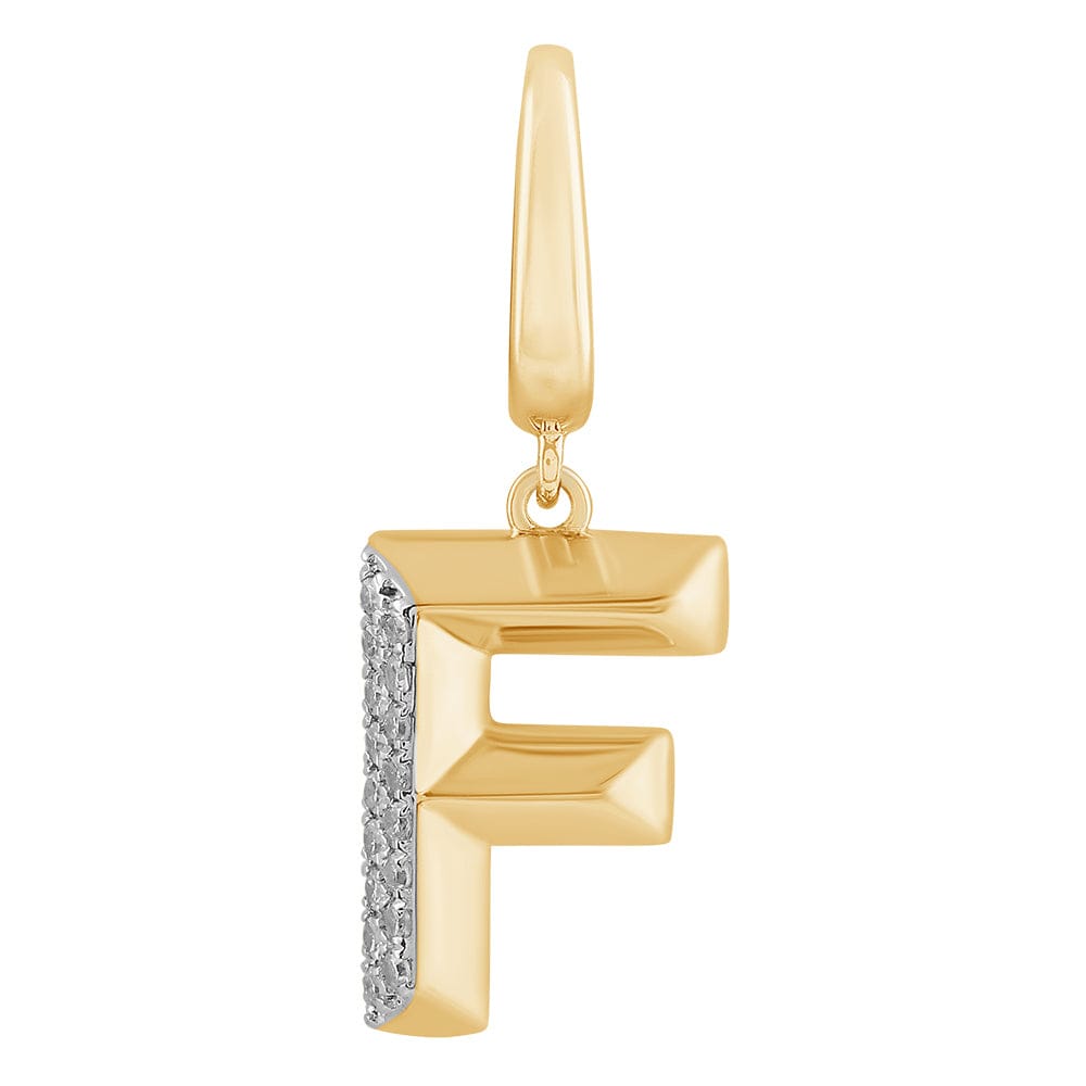 Luxury Promise Gold Alphabet charm RDCH006-F RDCH006-F