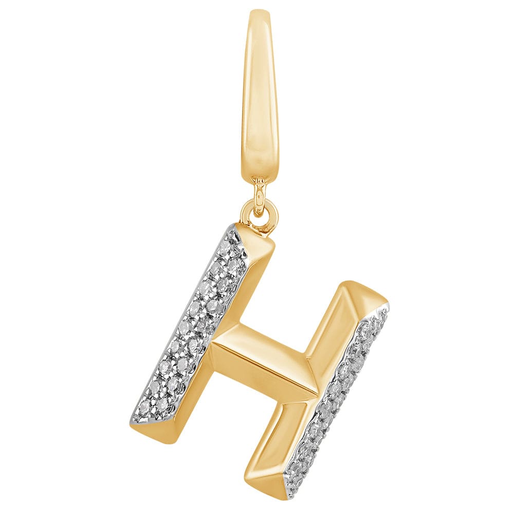 Luxury Promise Gold Alphabet charm RDCH006-H RDCH006-H