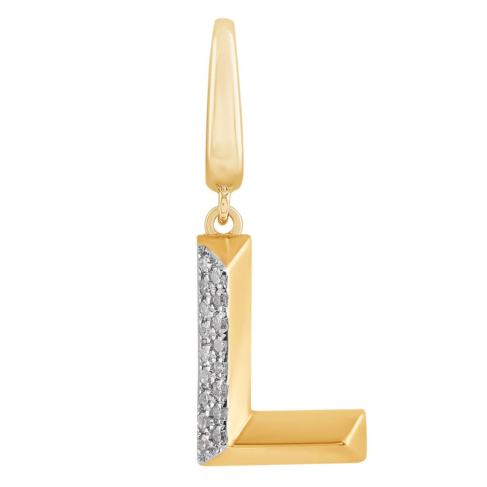 Luxury Promise Gold Alphabet charm RDCH006-L RDCH006-L