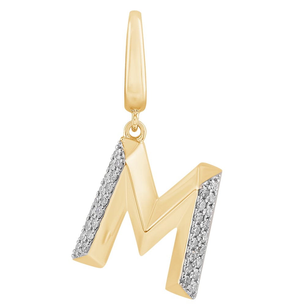 Luxury Promise Gold Alphabet charm RDCH006-M RDCH006-M