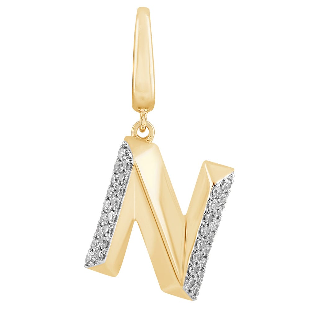 Luxury Promise Gold Alphabet charm RDCH006-N RDCH006-N