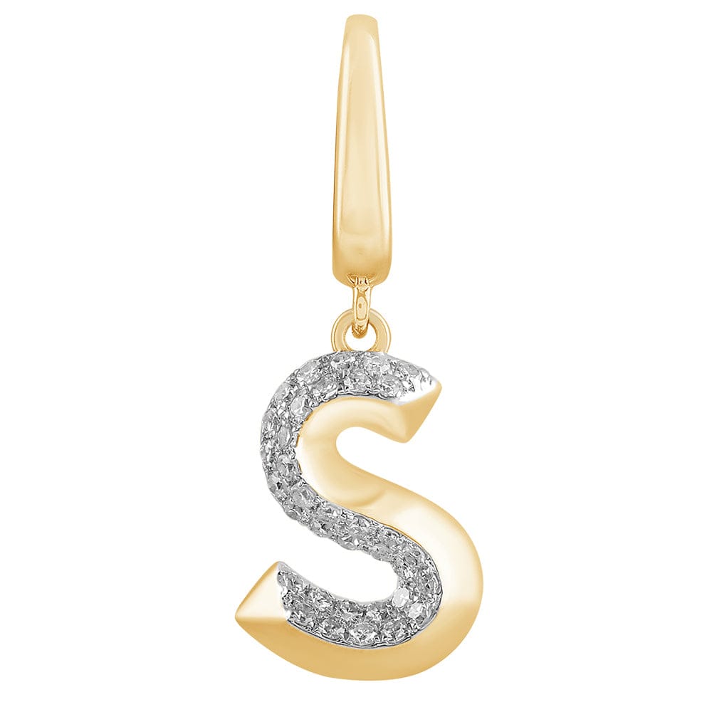 Luxury Promise Gold Alphabet charm RDCH006-S