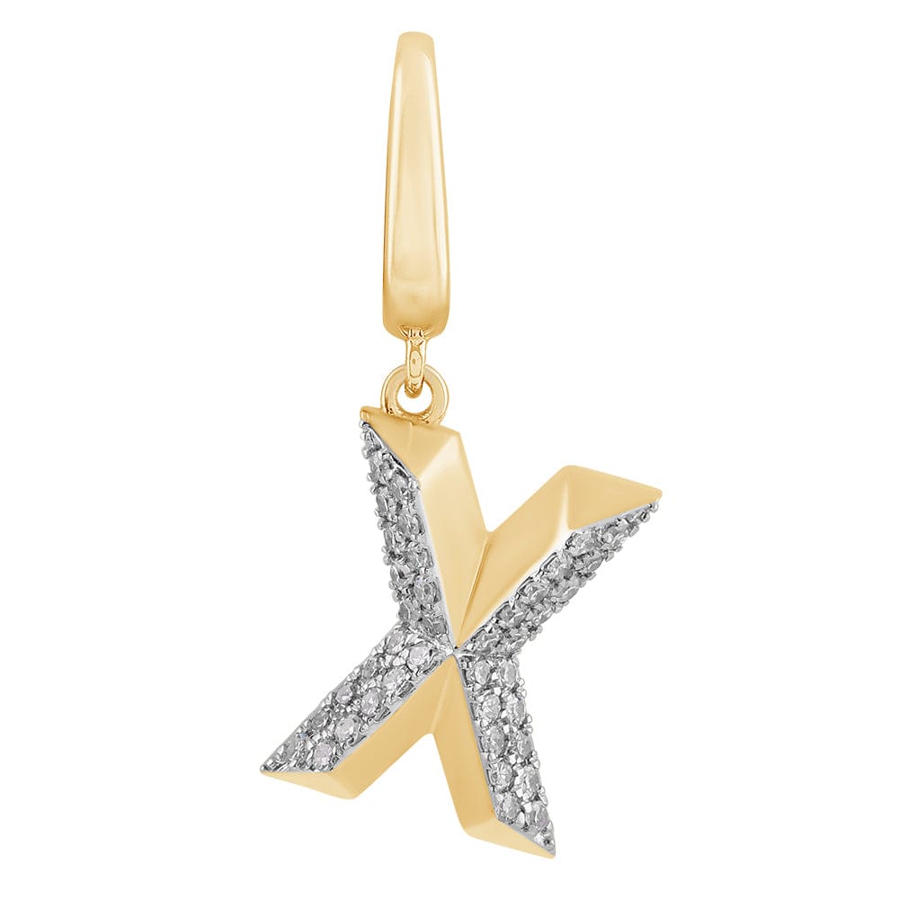 Luxury Promise Gold Alphabet charm RDCH006-X RDCH006-X