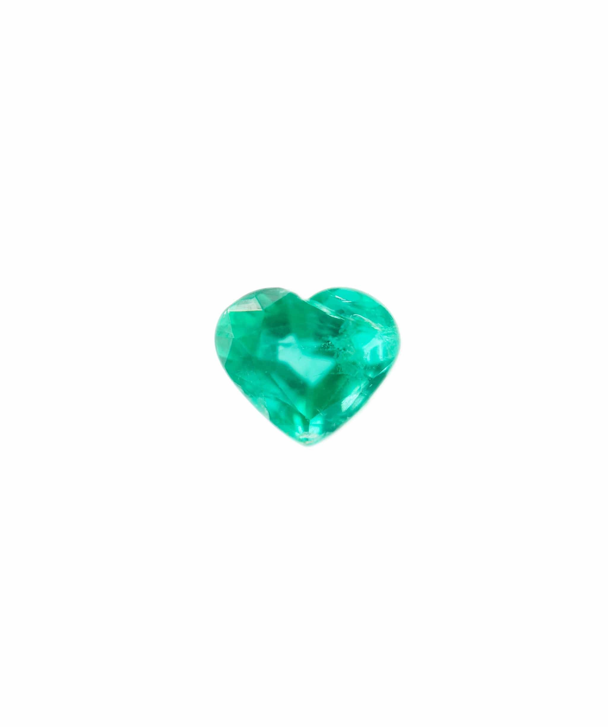 Luxury Promise Heart-shaped Zambian emerald, 2.75 carats, in a custom ring mount AHC1956