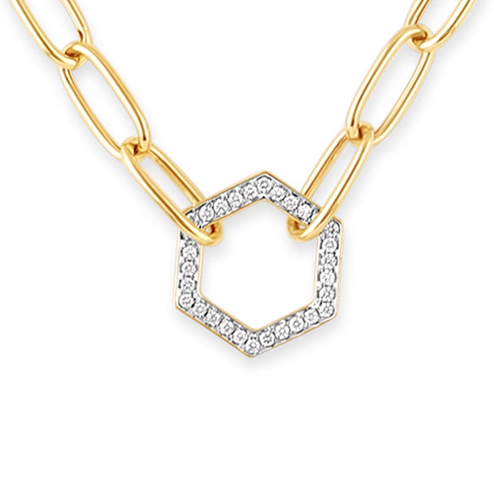 Luxury Promise Hexagon neckalce RDN00002 RDN00002