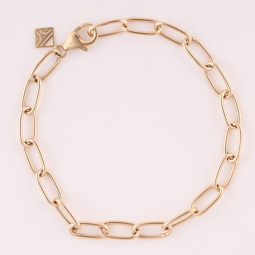 Luxury Promise Plain gold bracelet RDB00032 RDB00032