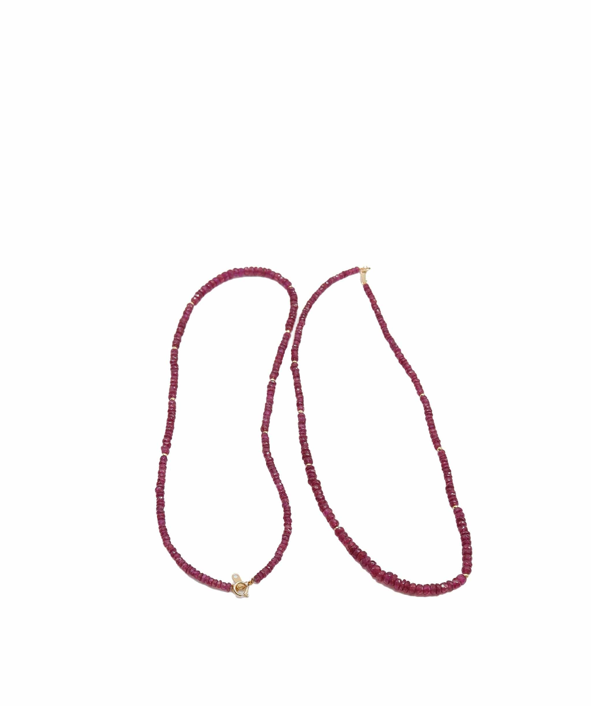 Luxury Promise Ruby necklace 75ct 17" DXBS0899