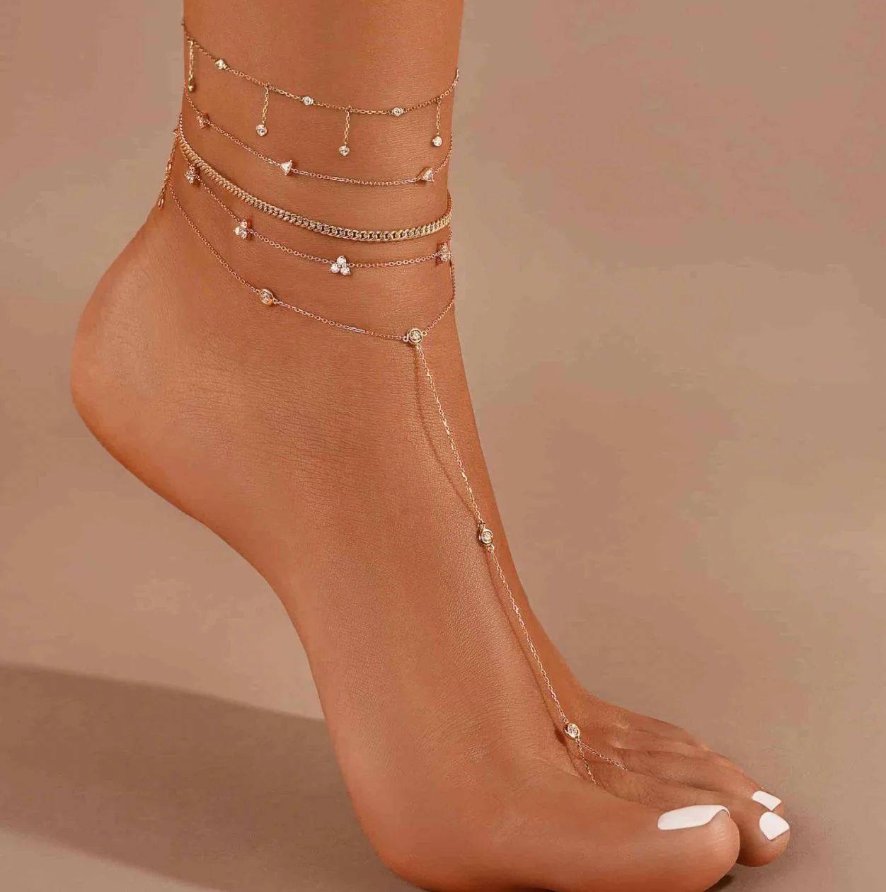 Luxury Promise Sun Anklet - RG DXBS5654