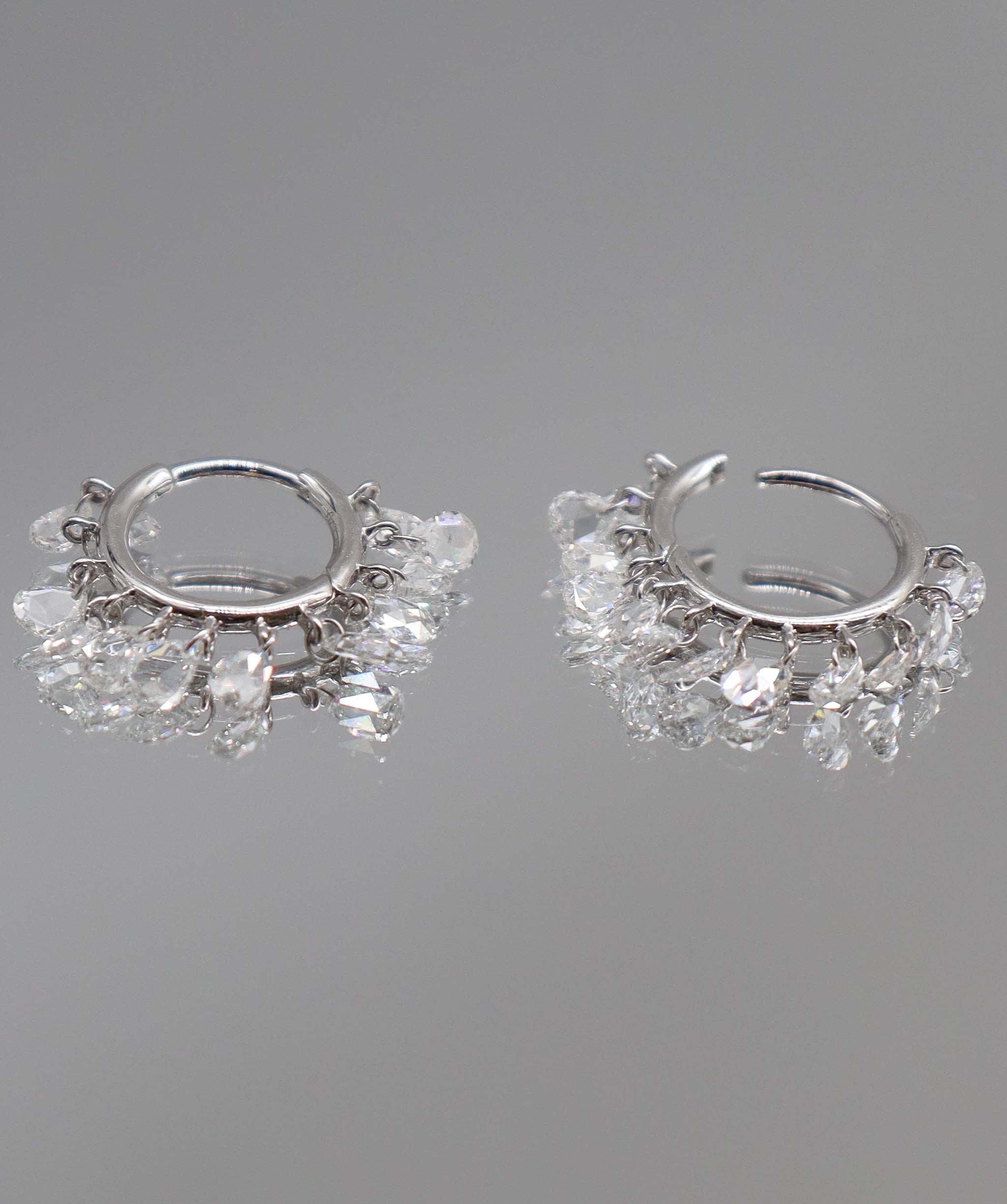 Luxury Promise White Pear Rosecut TW: 1.70ct Gold : 1.51g E7880