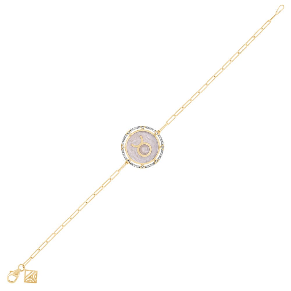 Luxury Promise Zodiac Bracelet RDB00028MOP Taurus RDB00028MOP