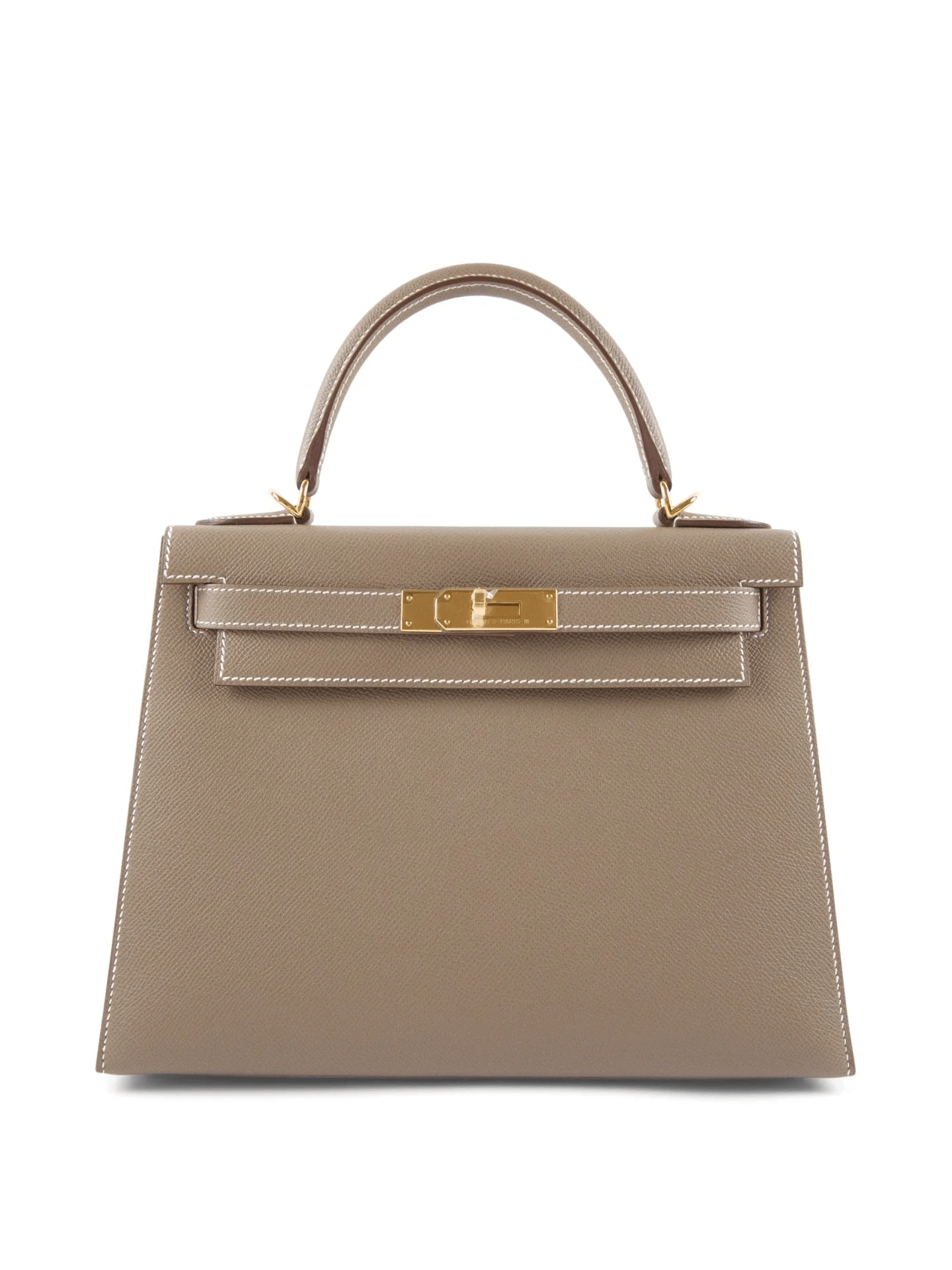 Luxury Promise HERMÈS KELLY 28CM ETOUPE Epsom Leather with Gold Hardware