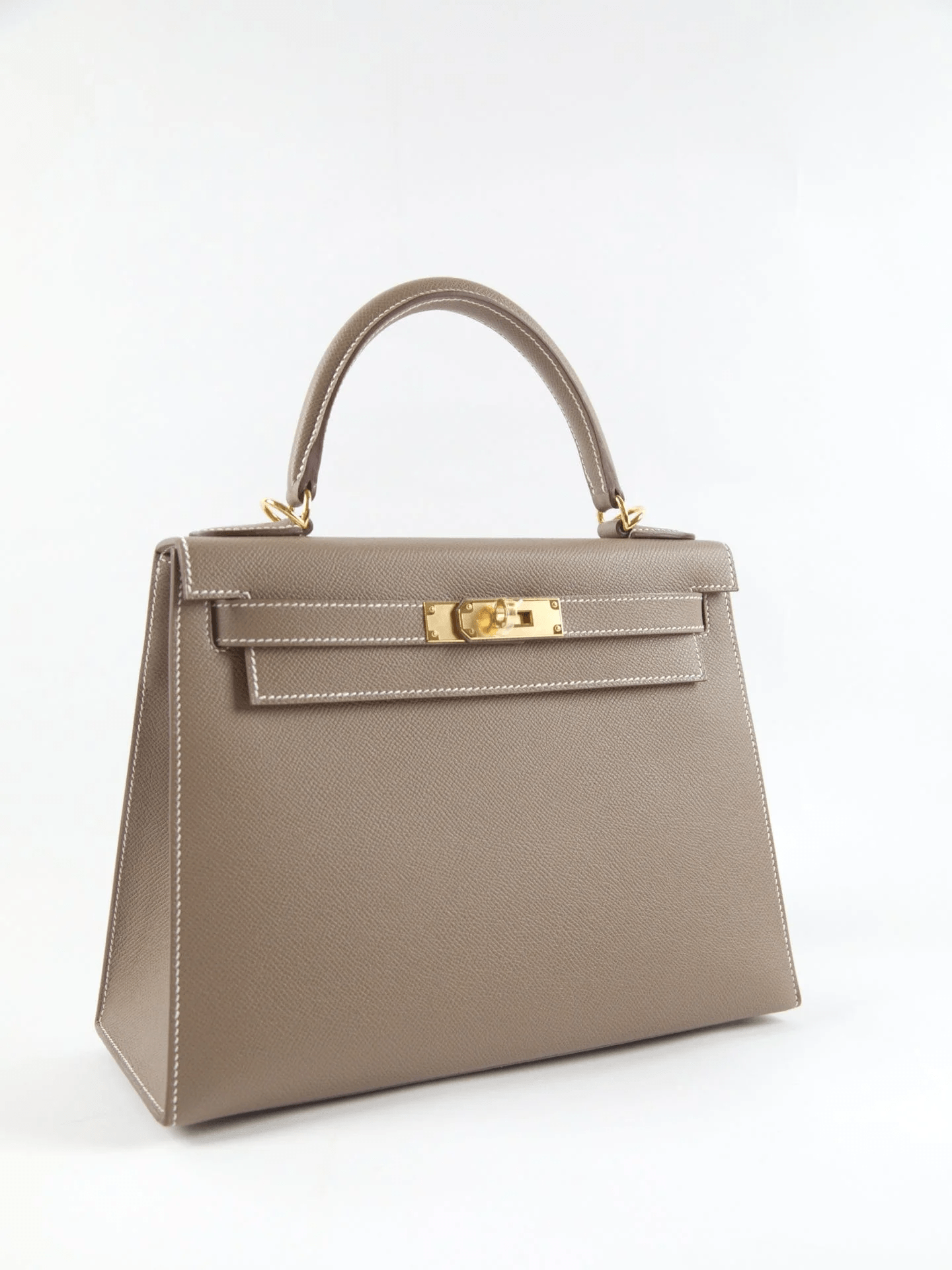 Luxury Promise HERMÈS KELLY 28CM ETOUPE Epsom Leather with Gold Hardware