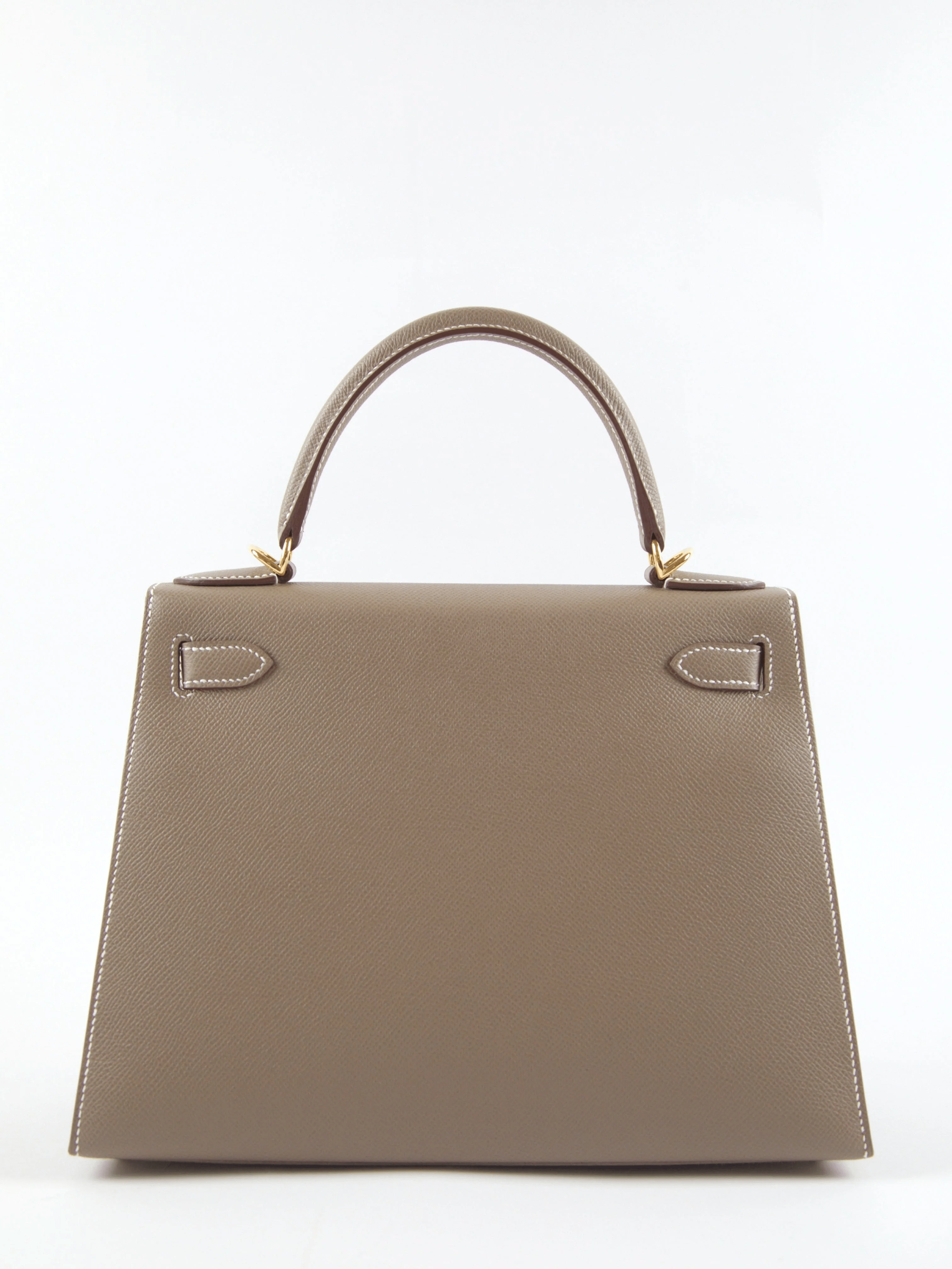 Luxury Promise HERMÈS KELLY 28CM ETOUPE Epsom Leather with Gold Hardware