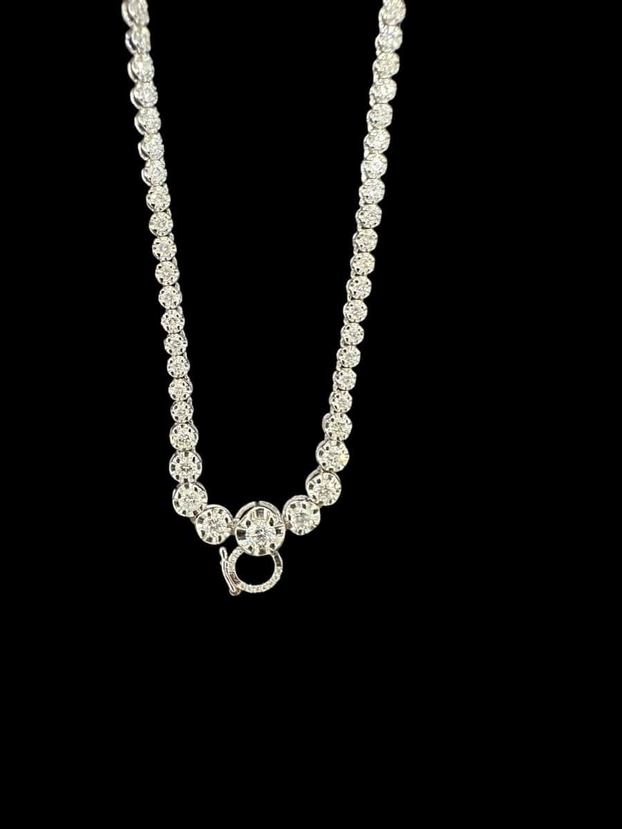 3ct Diamond Necklace with Removable Clasp