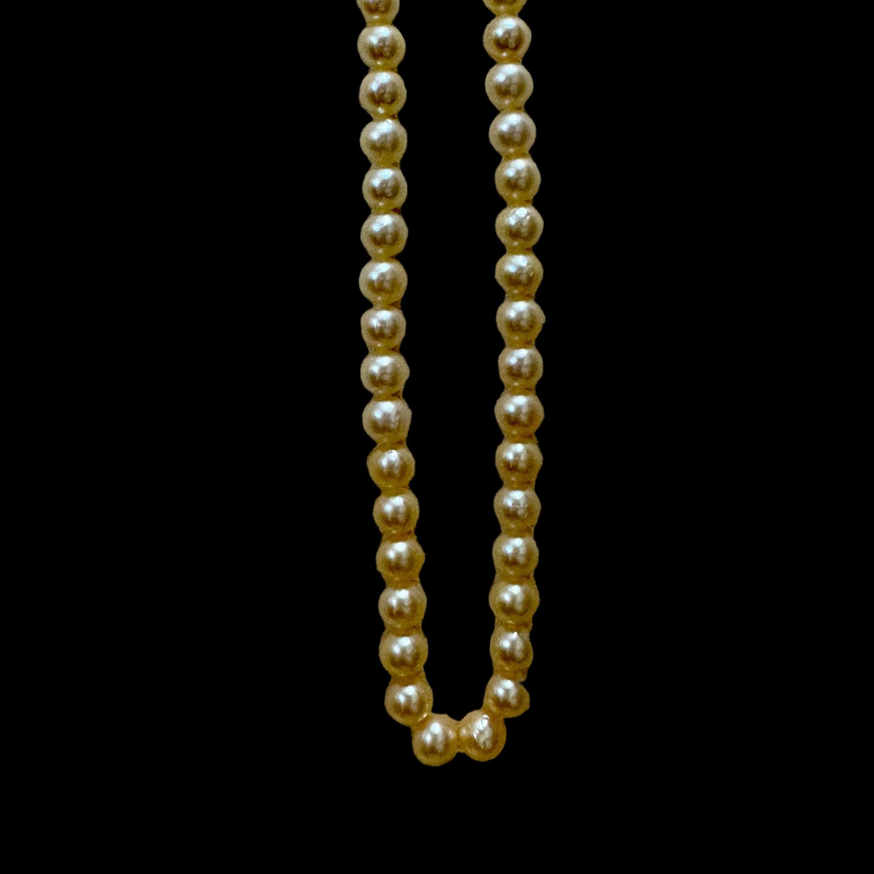 Luxury Promise Yellow Pearl Single Strand Necklace