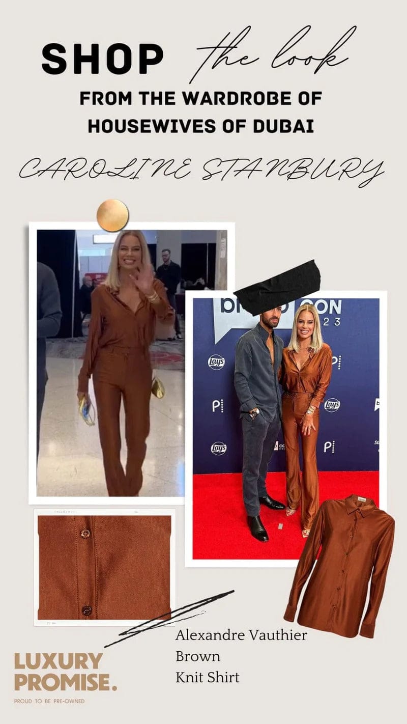 Luxury Promise Alexandre Vauthier Brown Stretch Knit Shirt XS RJC4450