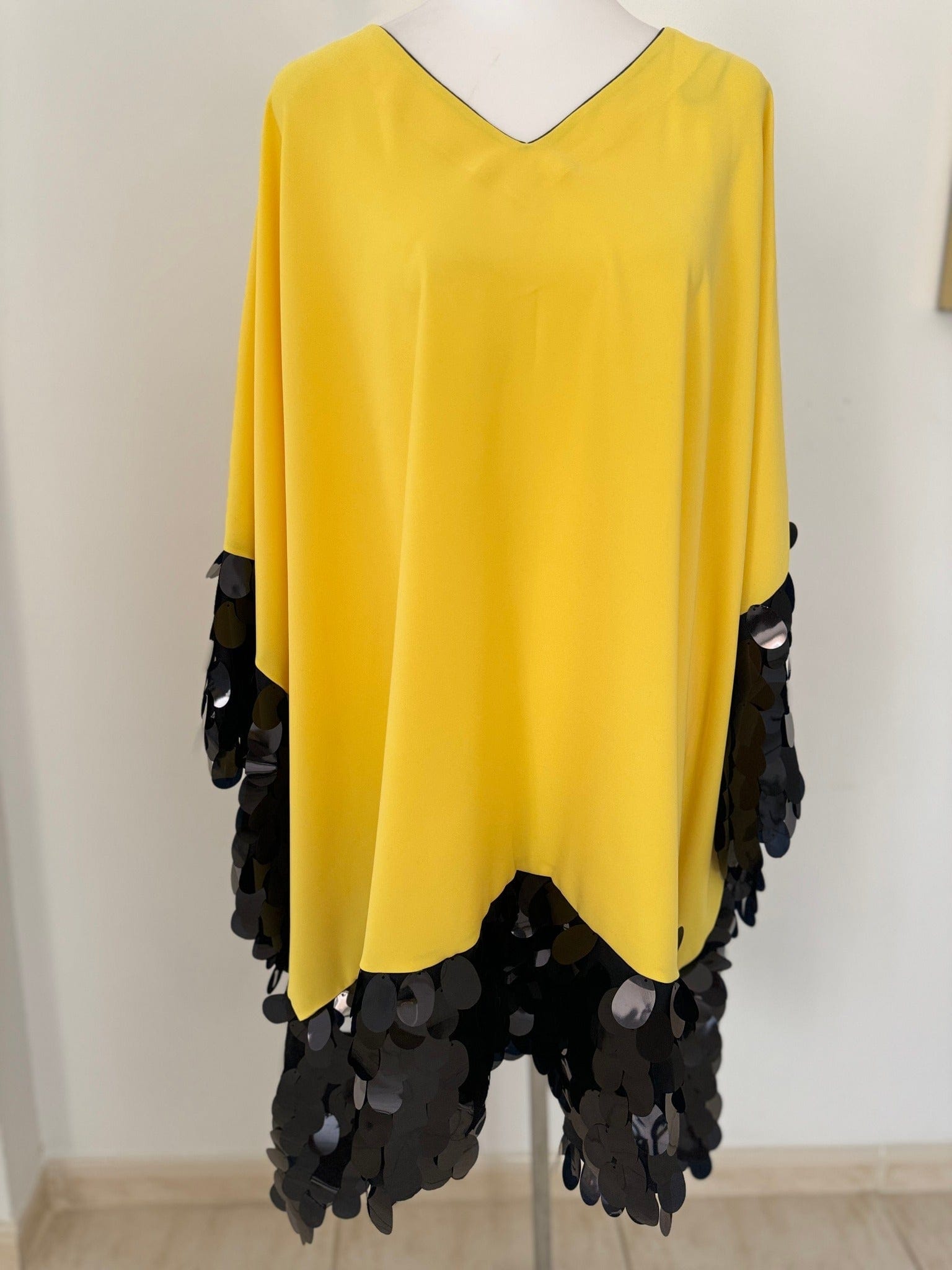 Luxury Promise Dreamy mini dress yellow & black RJC3658