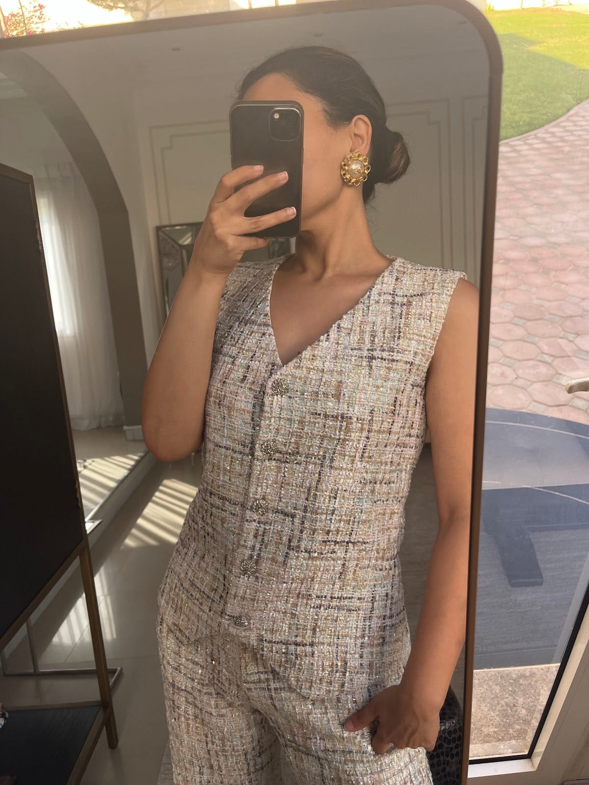 Luxury Promise Metallic Meraal waistcoat  TP008