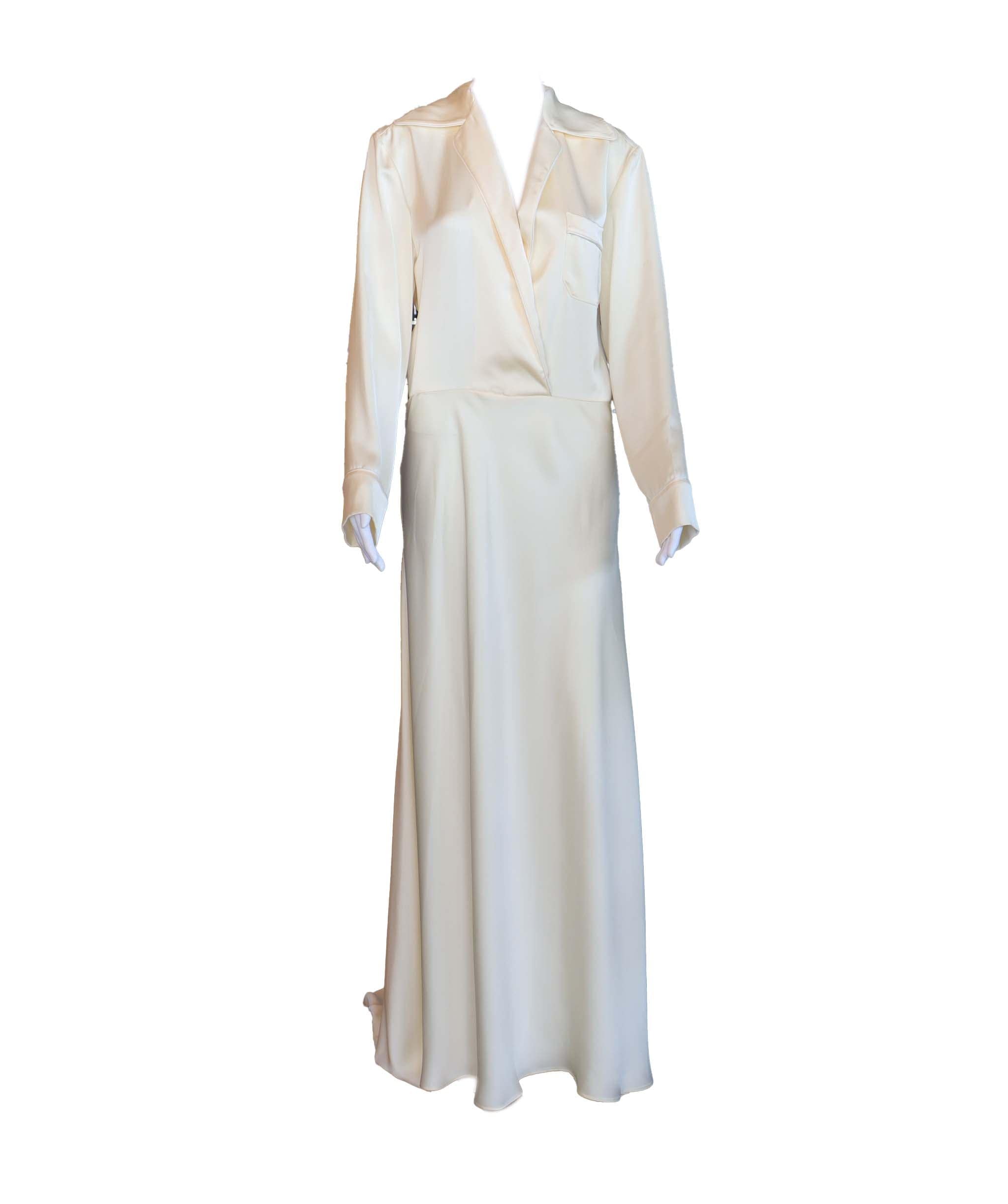 Luxury Promise Philosophy Cream Dress Size 8 AGC2000