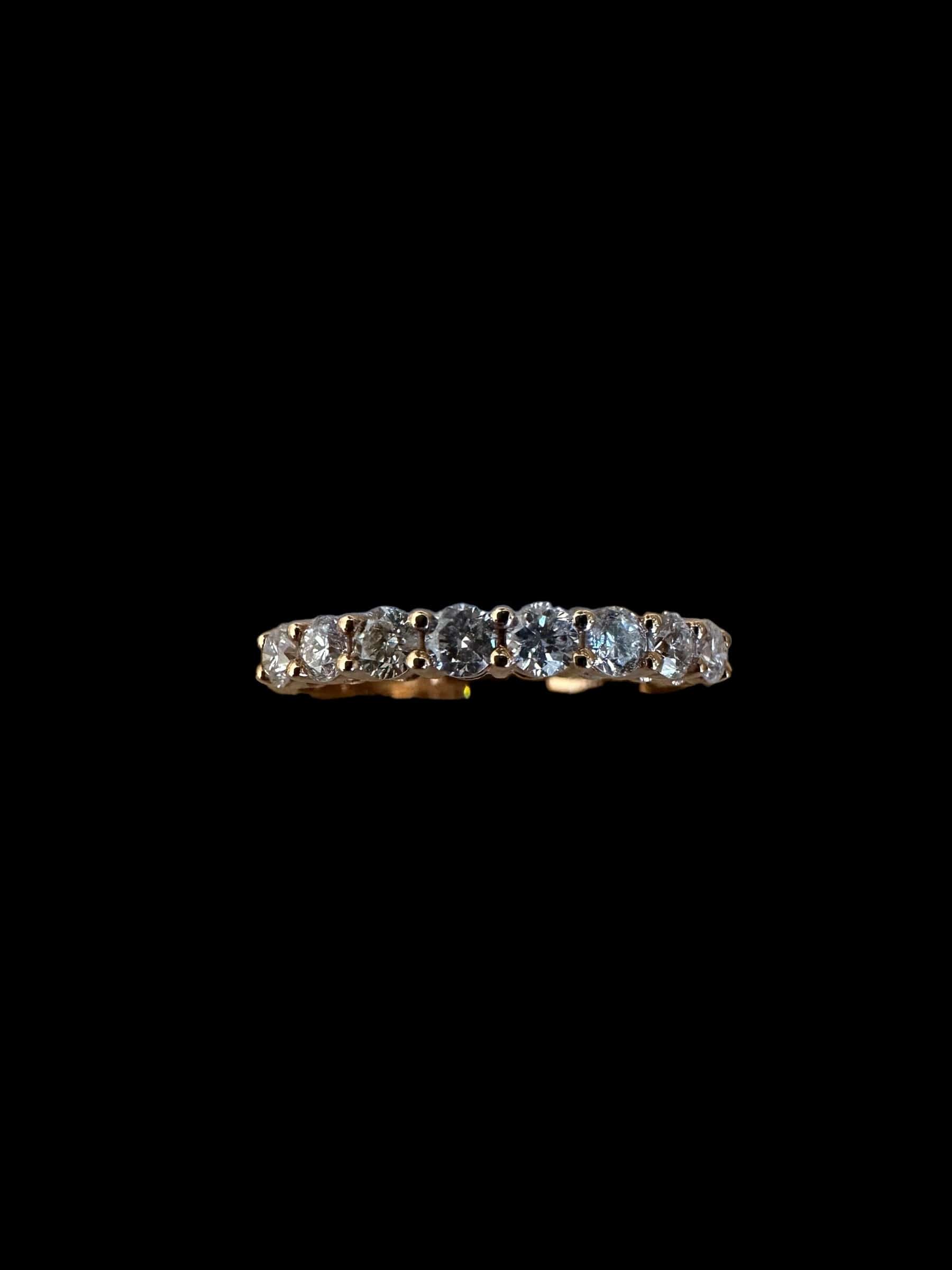 Luxury Promise Eternity Ring with Round Diamonds 0.50ct - RG