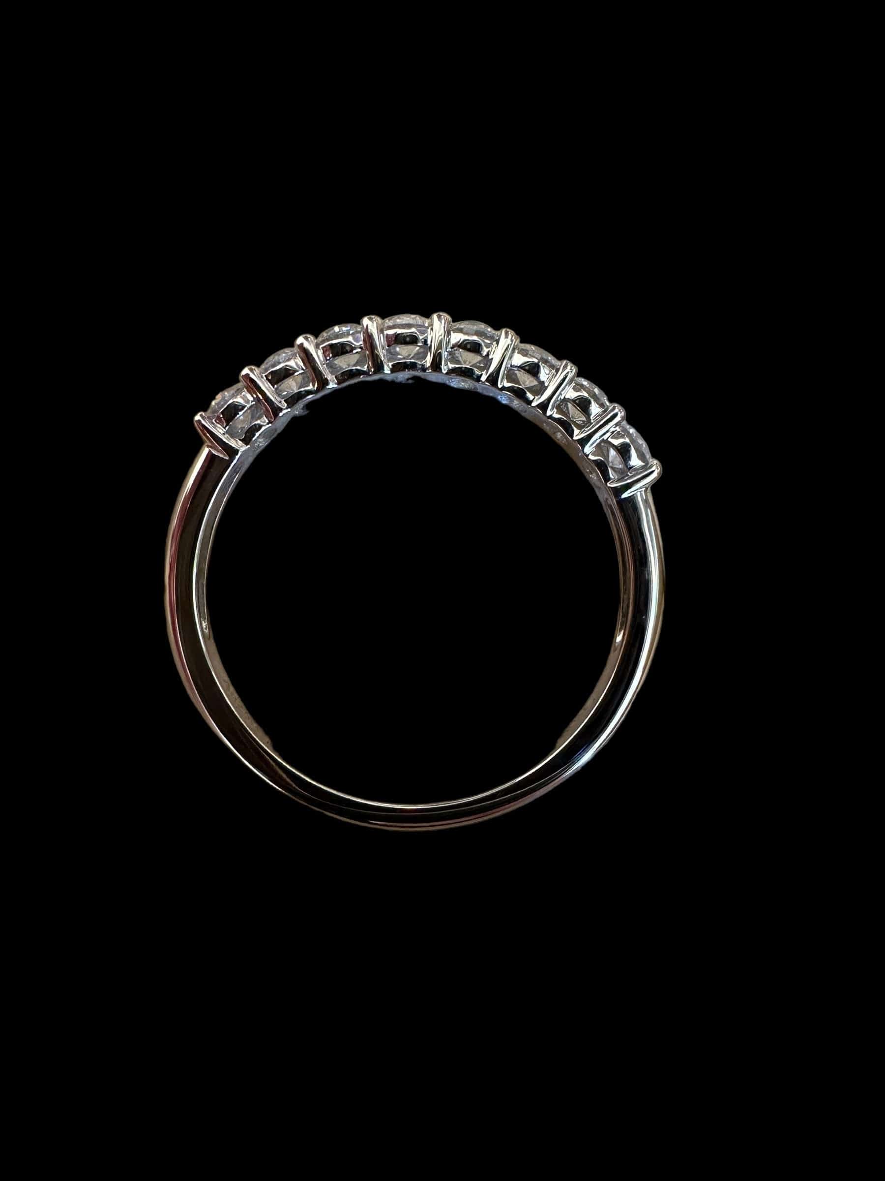 Luxury Promise Eternity Ring with Round Diamonds 0.50ct - WG