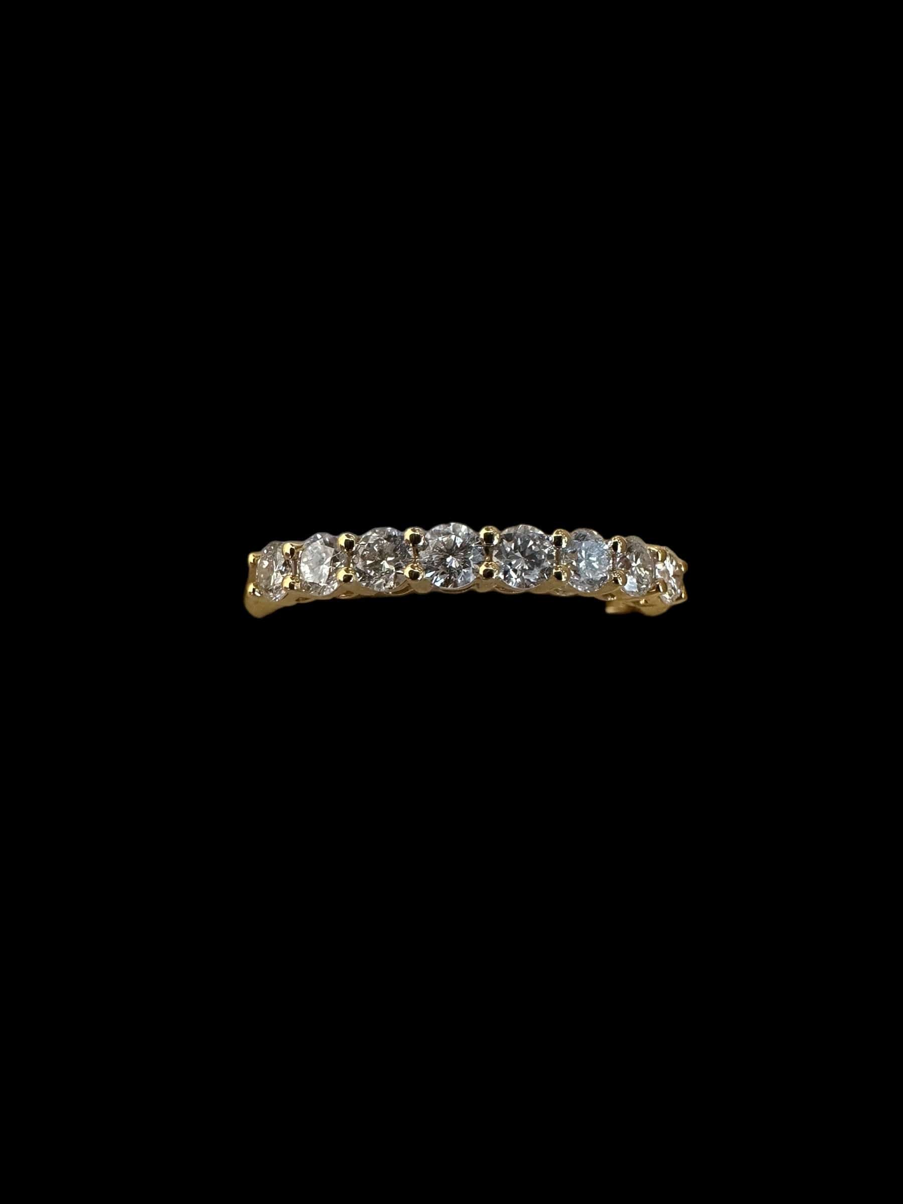 Luxury Promise Eternity Ring with Round Diamonds 0.50ct - YG