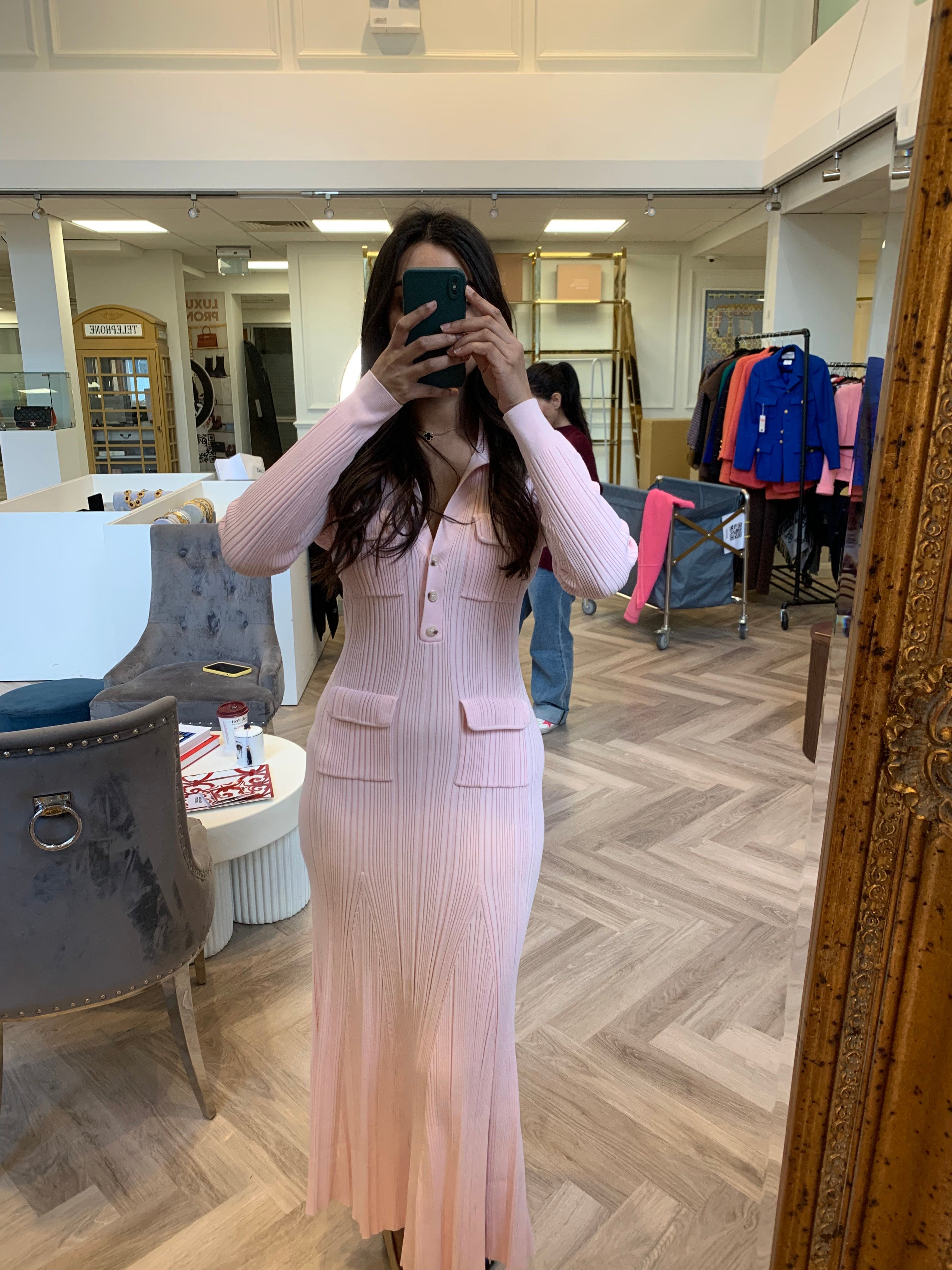 Luxury Promise Self portrait dress - pink