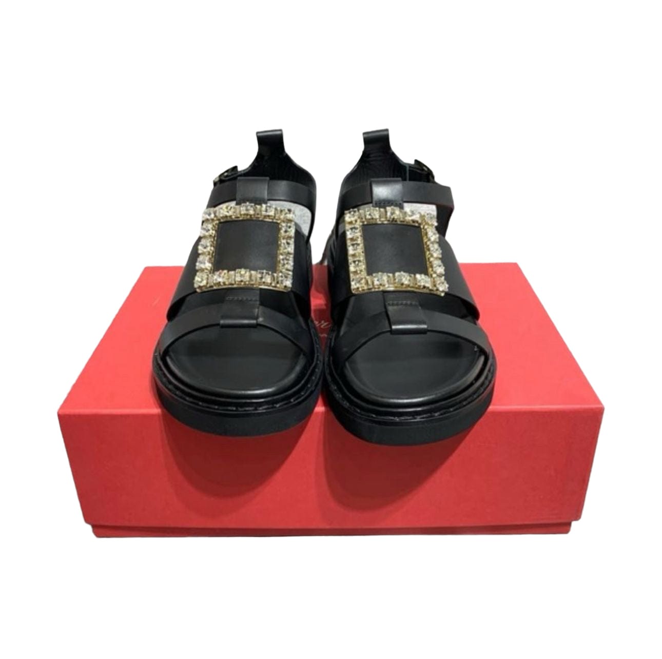 Luxury Promise RV Black Crystal Shoes - 38