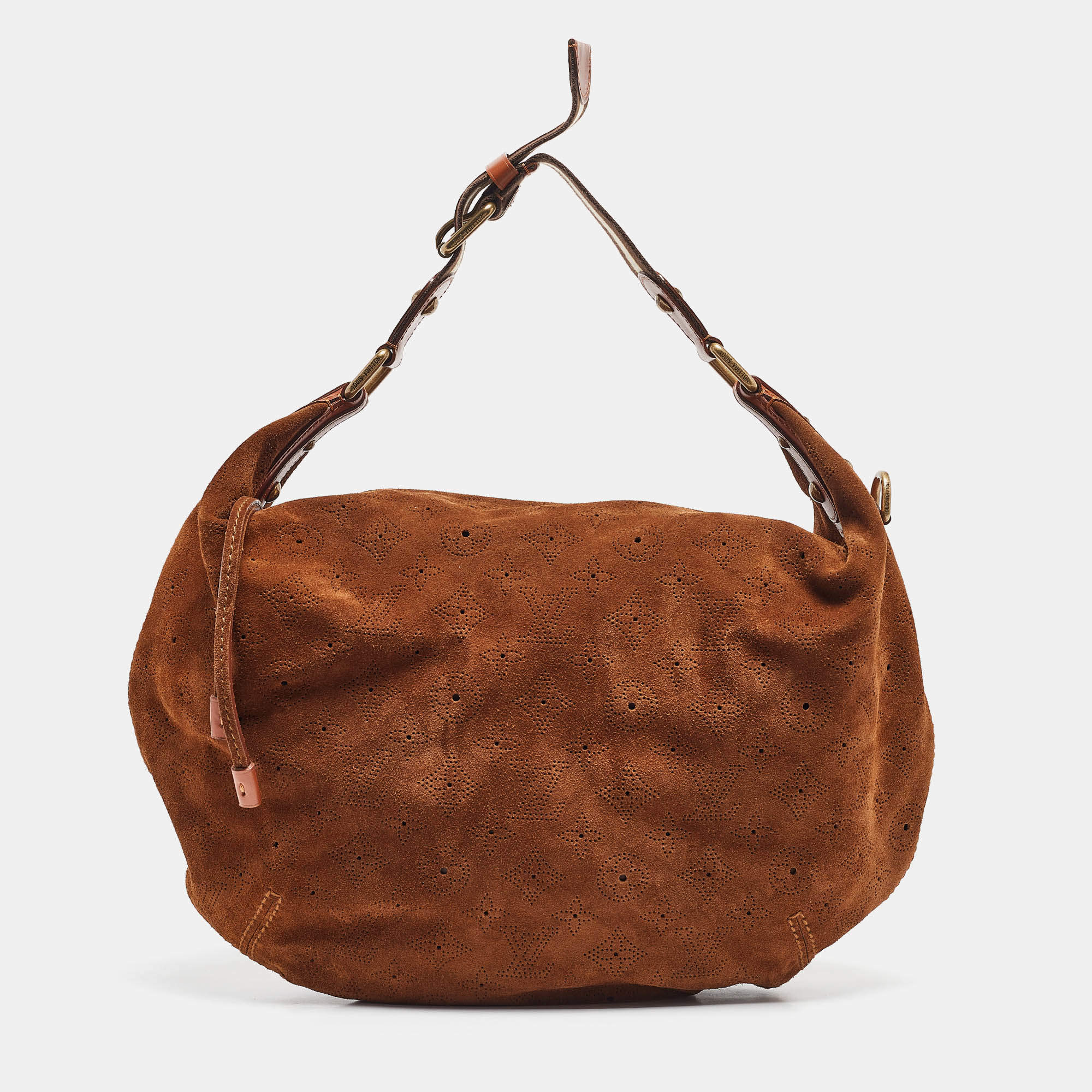 Louis Vuitton Brown Suede Onatah GM Hobo RJC4364